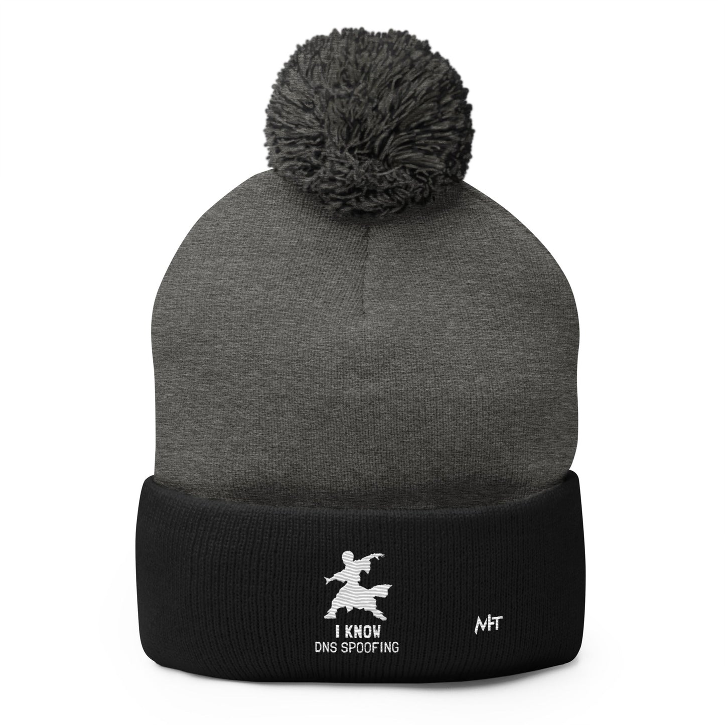 I Know DNS Spoofing - Pom-Pom Beanie by DarkByteGear