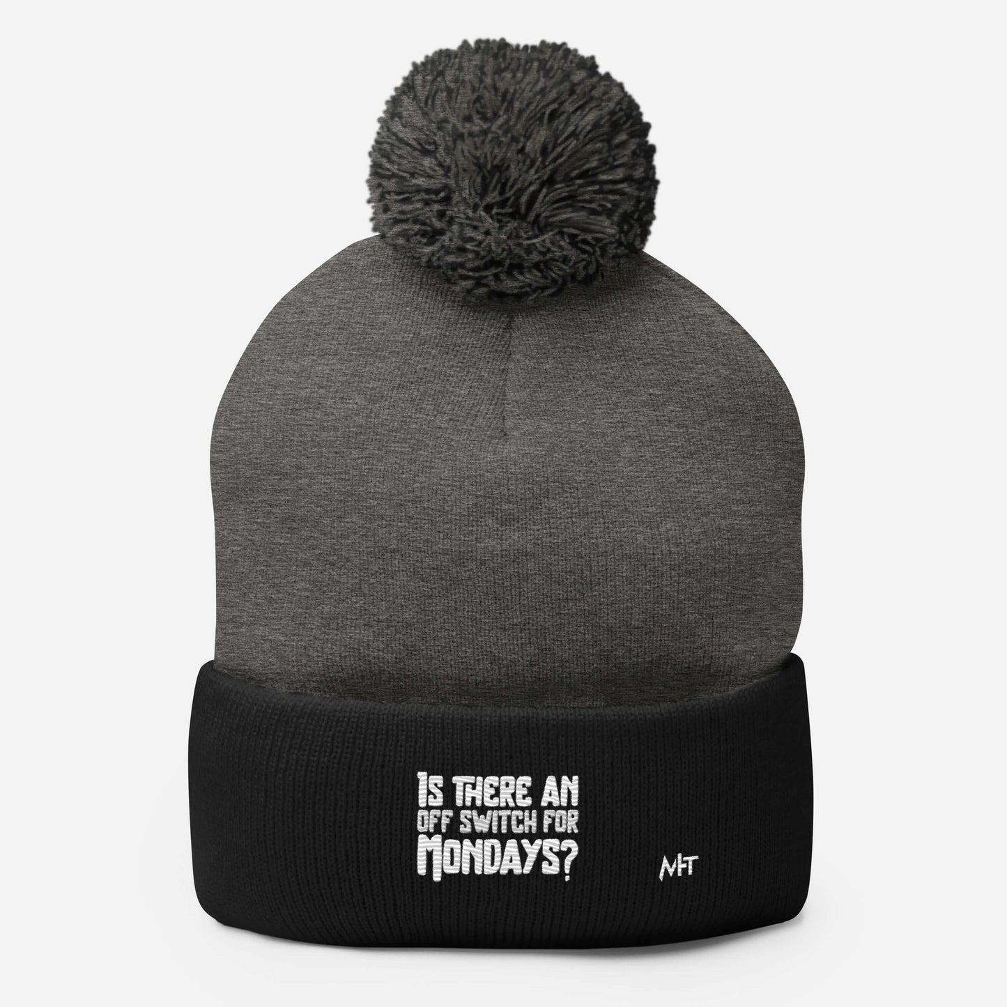 Is there an OFF switch for Mondays? - Pom-Pom Beanie by DarkByteGear