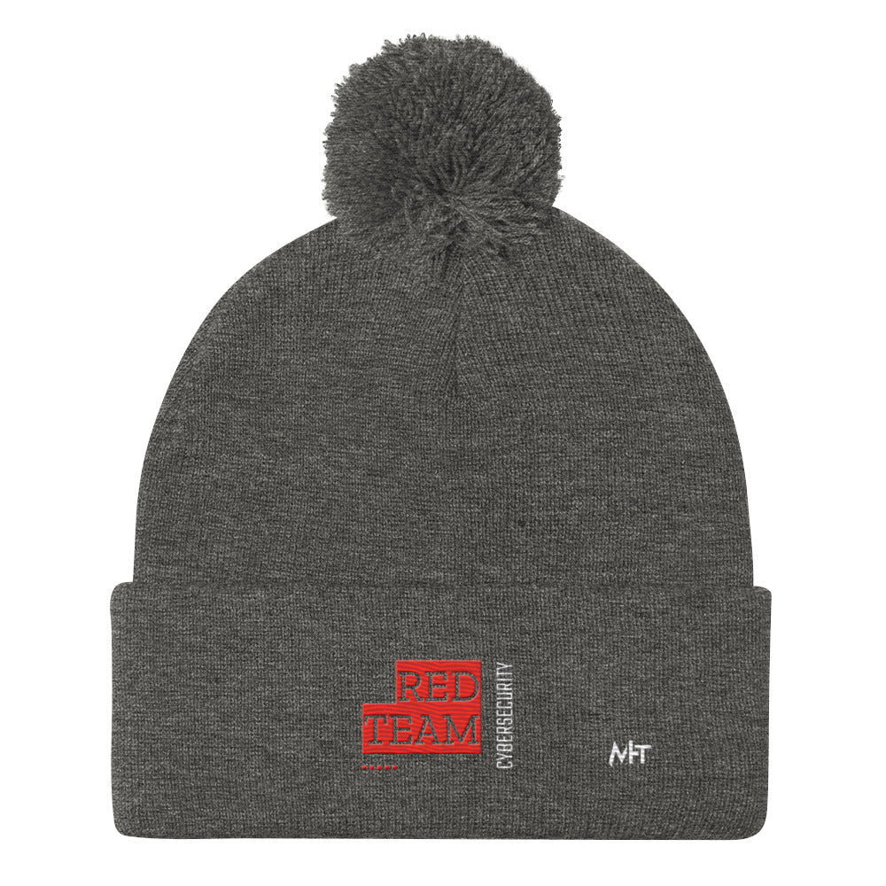 Cyber Security Red Team V13 - Pom-Pom Beanie by DarkByteGear