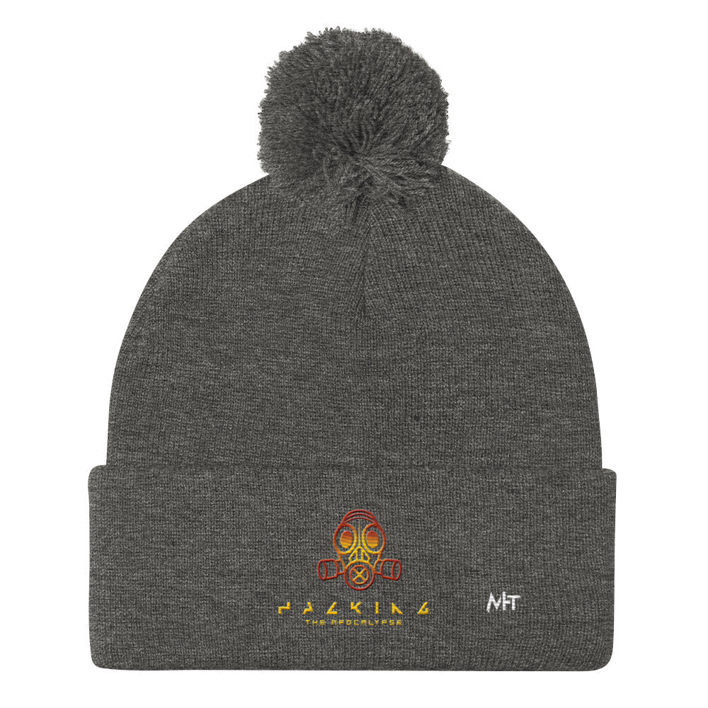 Hacking the apocalypse - Pom-Pom Beanie by DarkByteGear