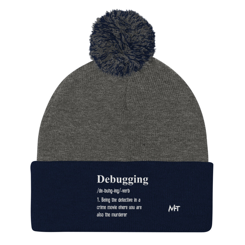Debugging Definition V1 - Pom-Pom Beanie by DarkByteGear