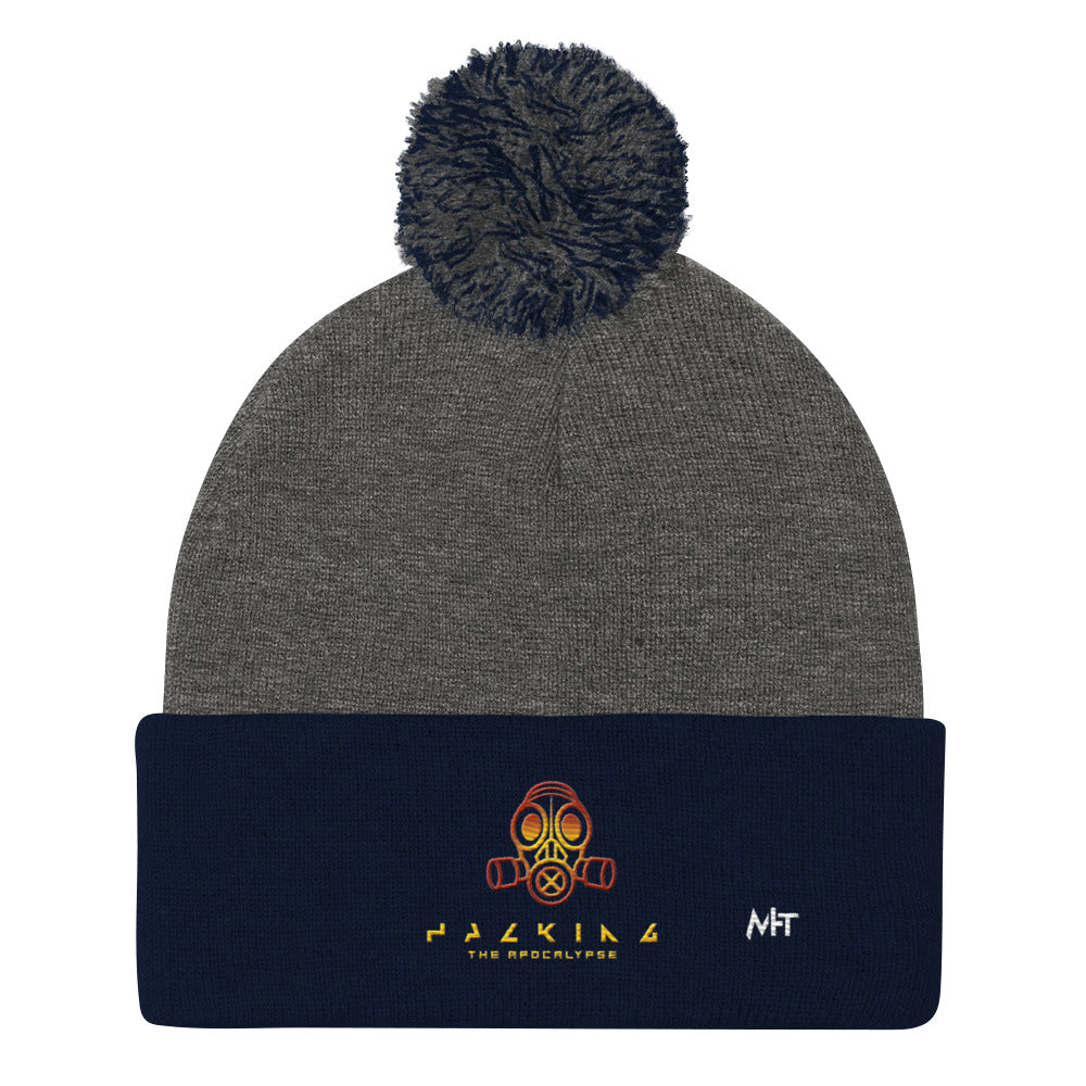 Hacking the apocalypse - Pom-Pom Beanie by DarkByteGear