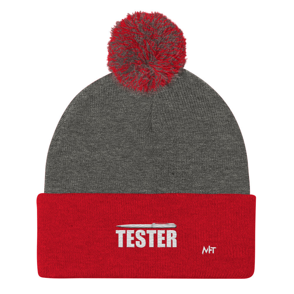 Pentester V2 - Pom-Pom Beanie by DarkByteGear