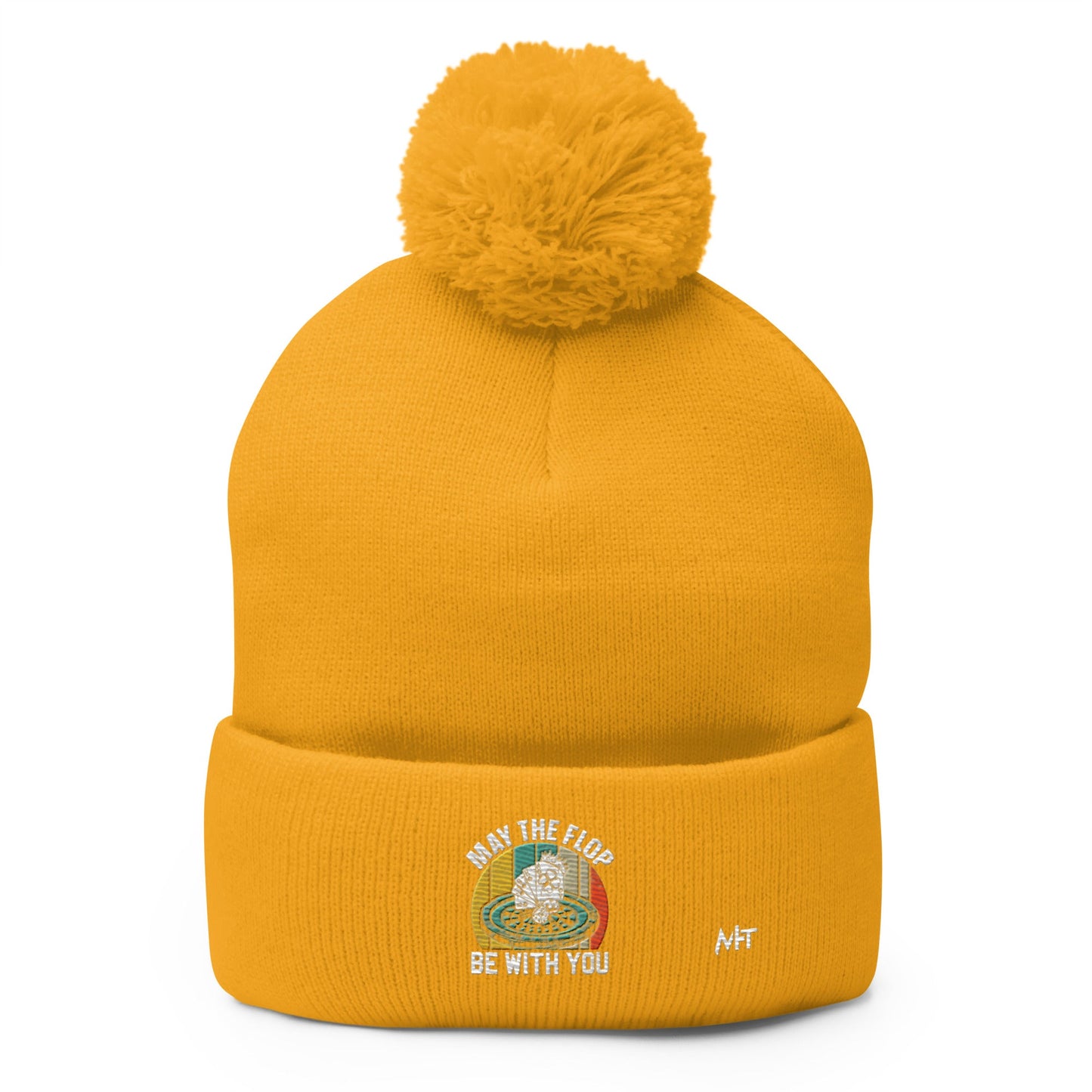 May the Flop be with you - Pom-Pom Beanie by DarkByteGear