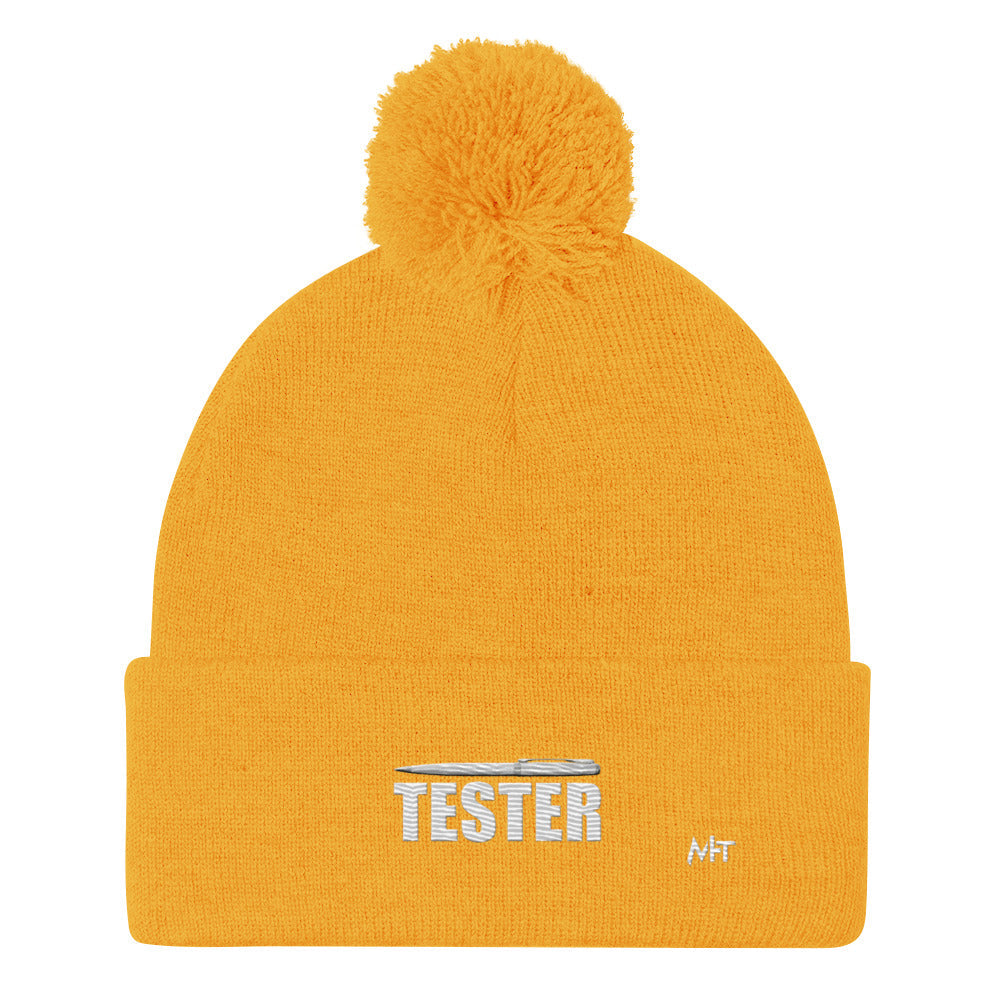 Pentester V2 - Pom-Pom Beanie by DarkByteGear