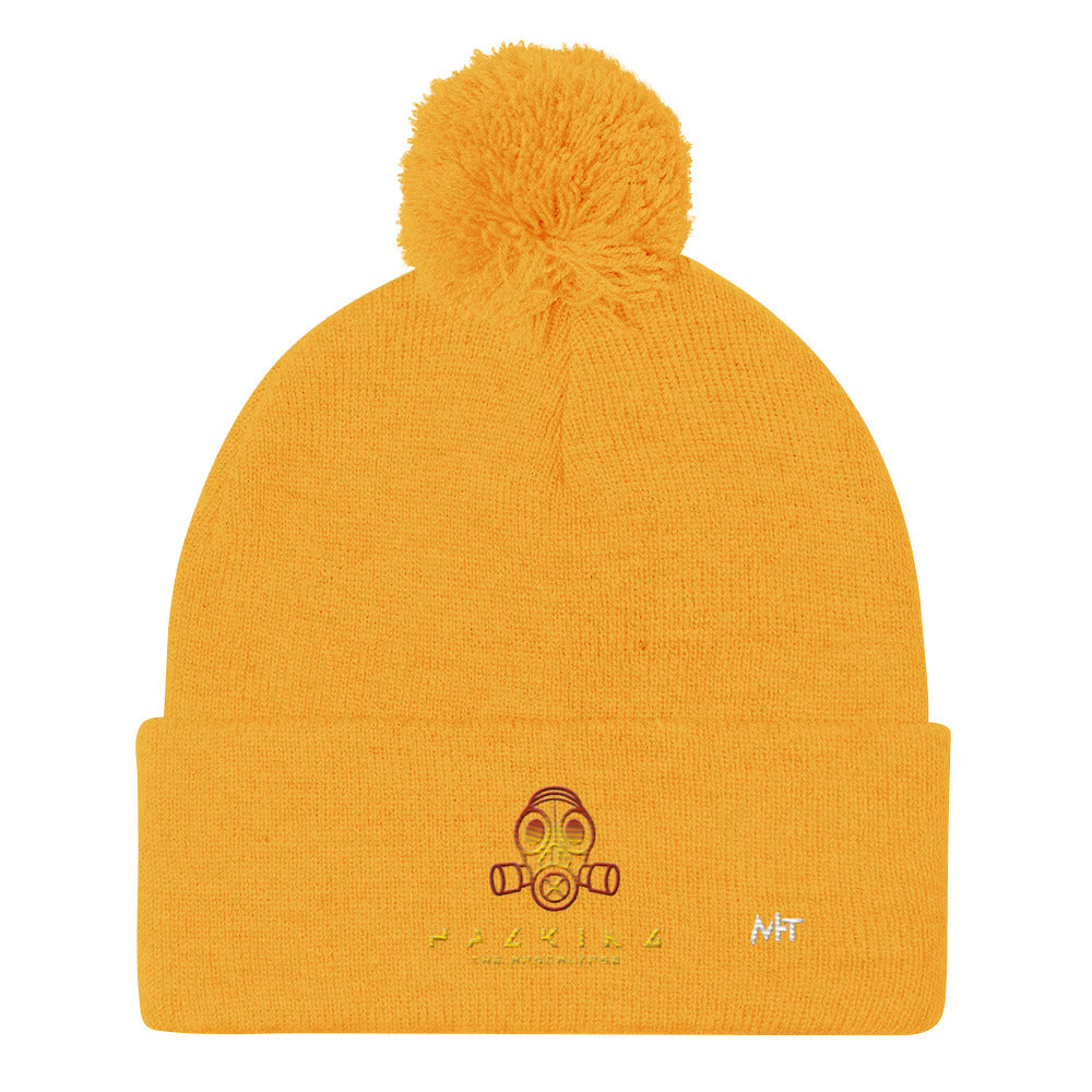 Hacking the apocalypse - Pom-Pom Beanie by DarkByteGear