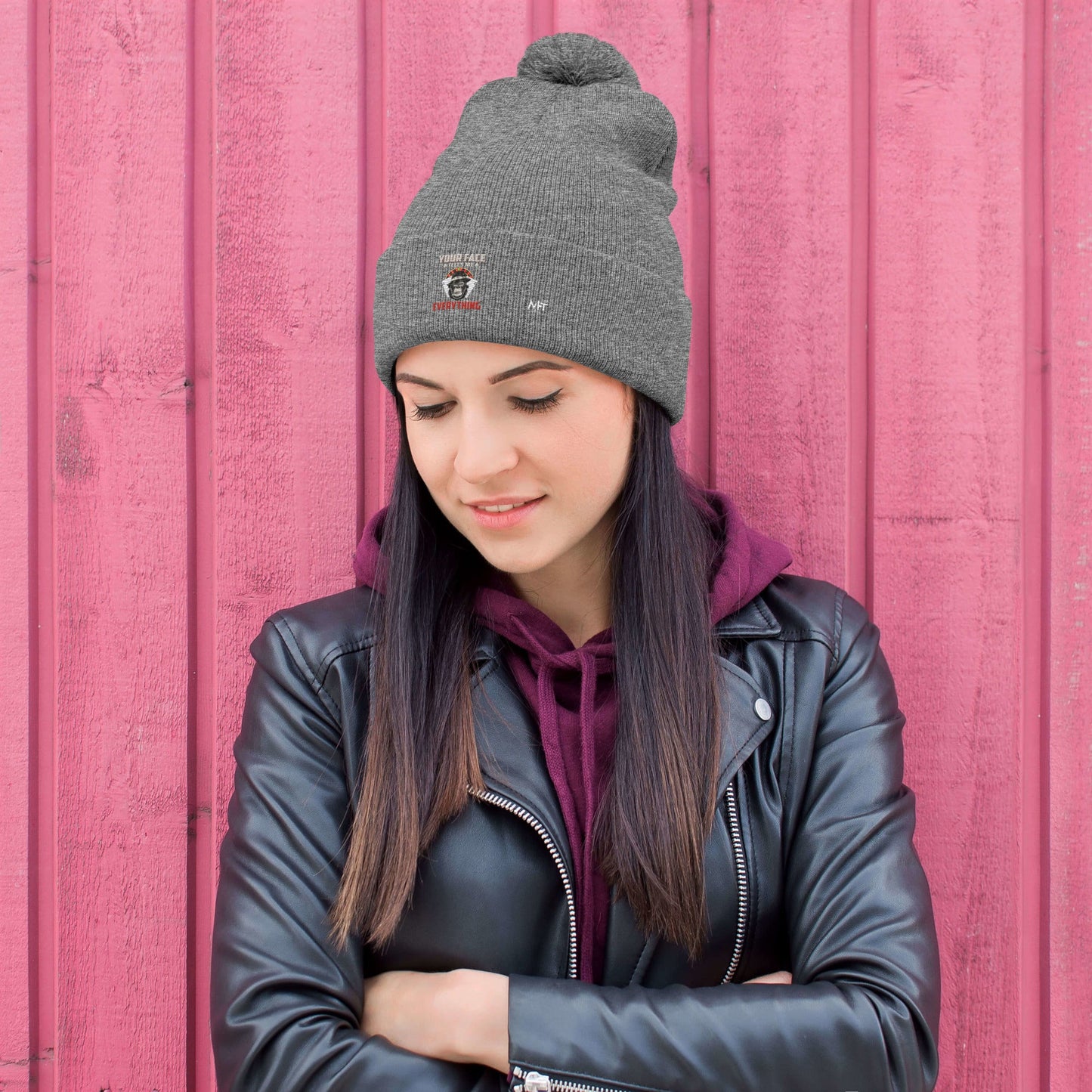 Your Face Tells me Everything - Pom-Pom Beanie by DarkByteGear
