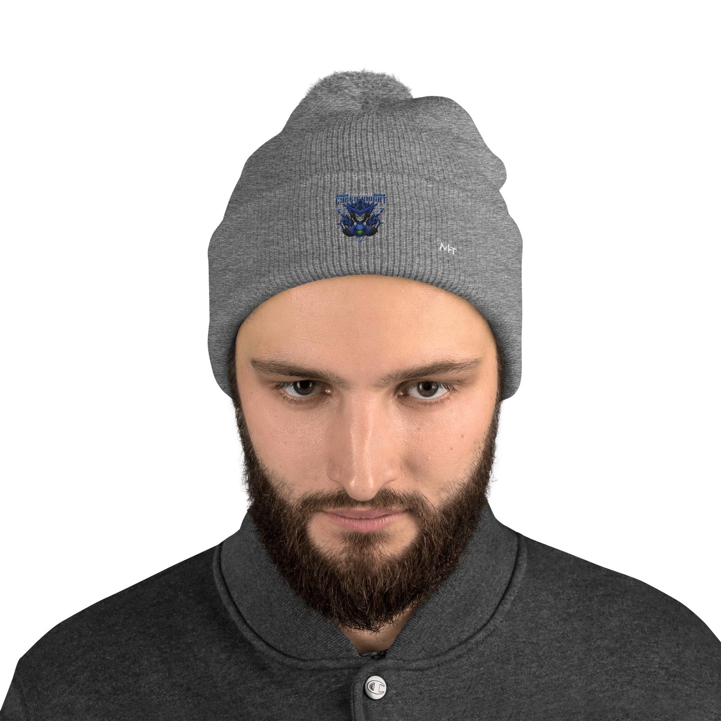 CyberWare Cyber knight - Pom-Pom Beanie by DarkByteGear