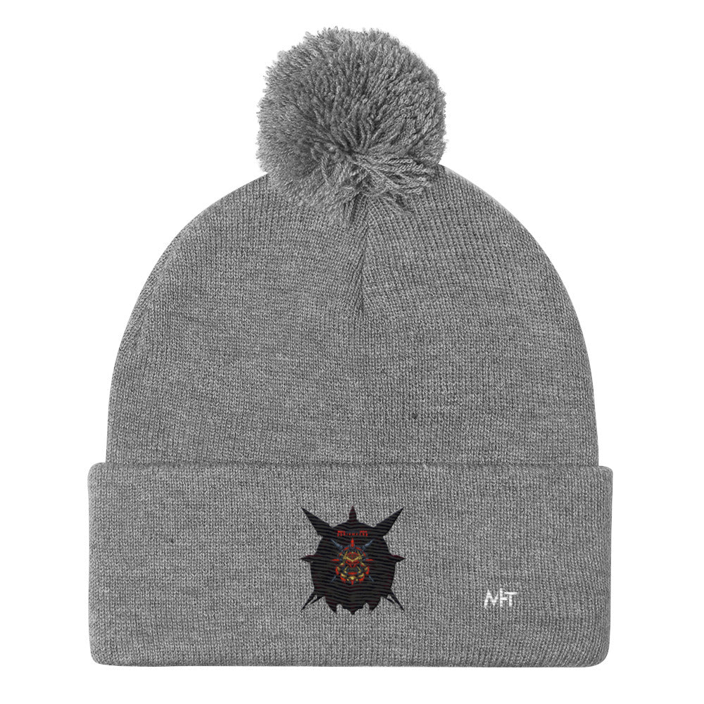 Cyberware Ronin Mecha - Pom-Pom Beanie by DarkByteGear