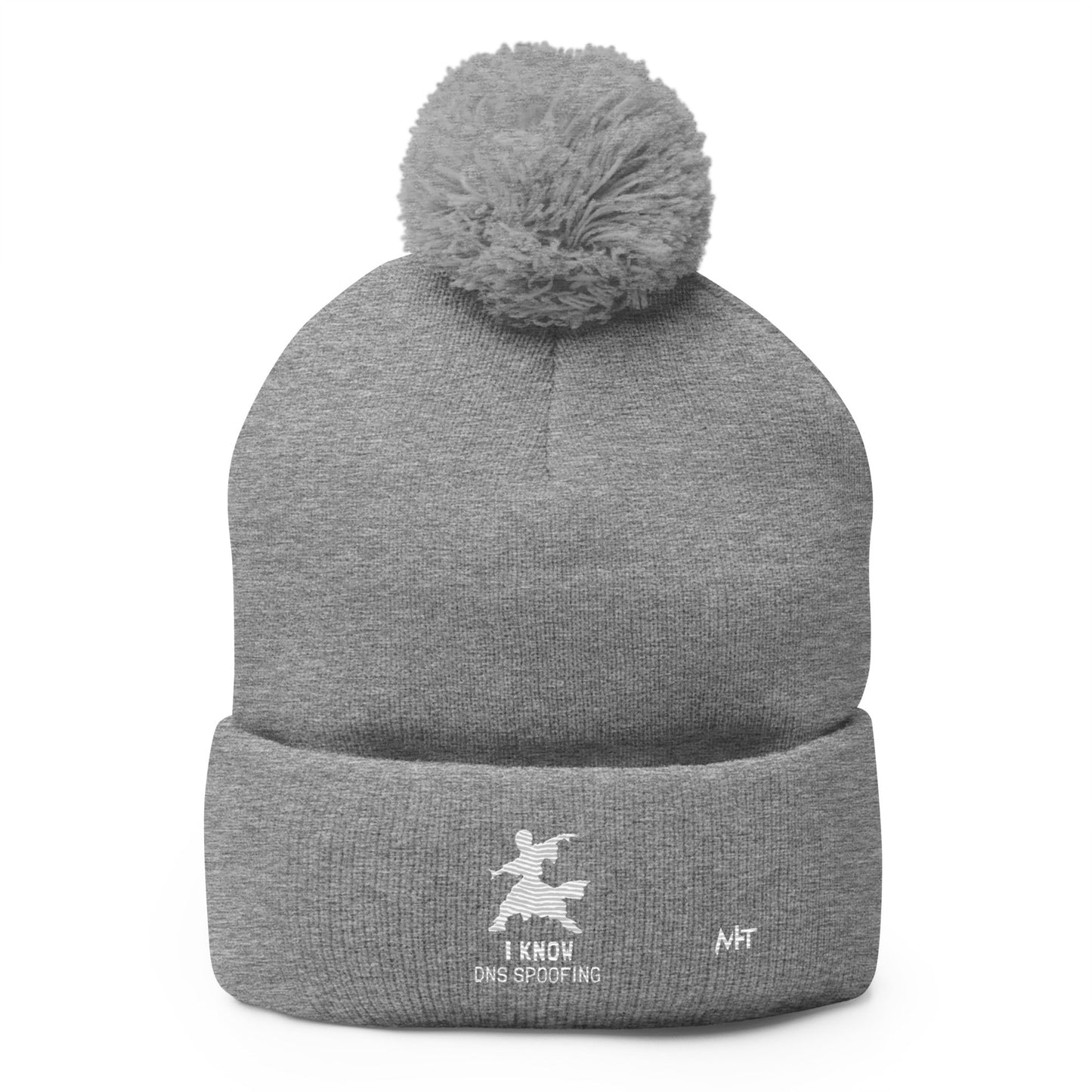 I Know DNS Spoofing - Pom-Pom Beanie by DarkByteGear