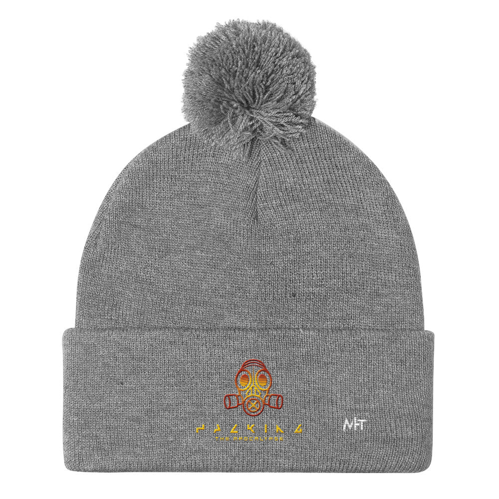 Hacking the apocalypse - Pom-Pom Beanie by DarkByteGear