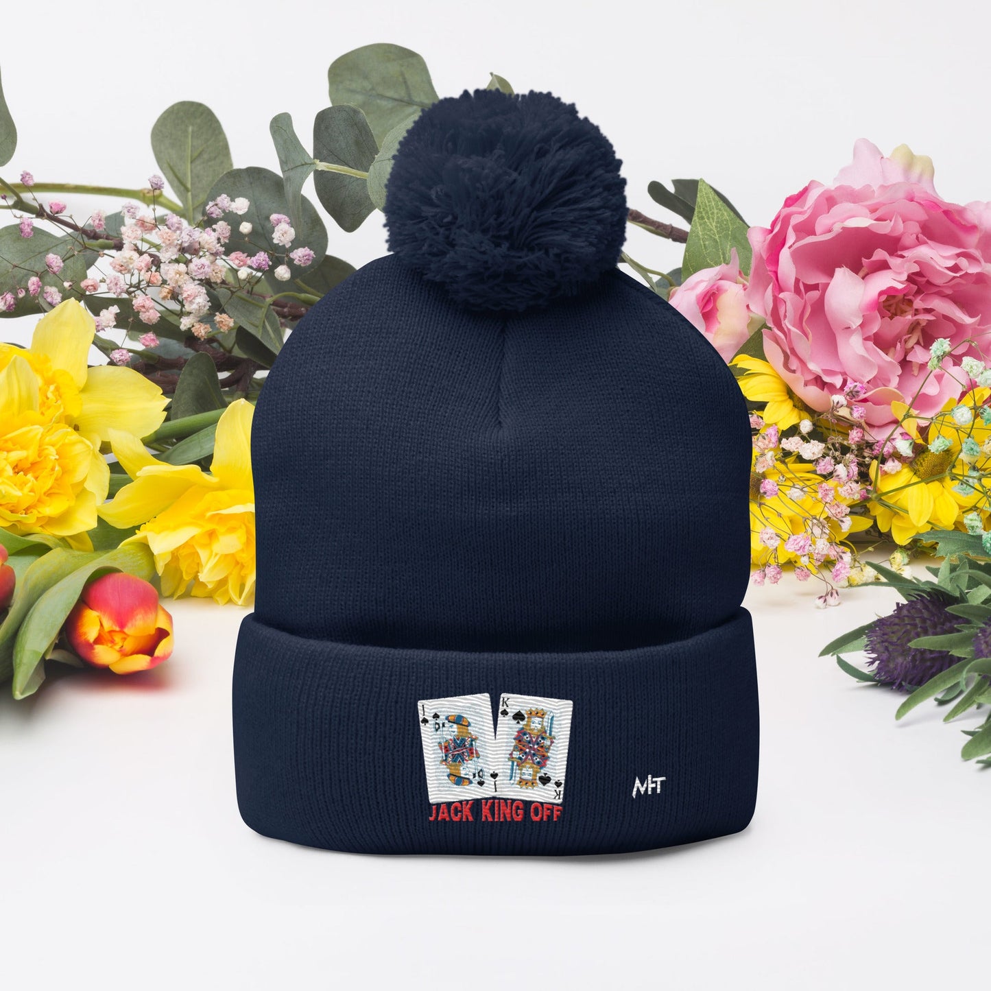 Jack King Off - Pom-Pom Beanie by DarkByteGear