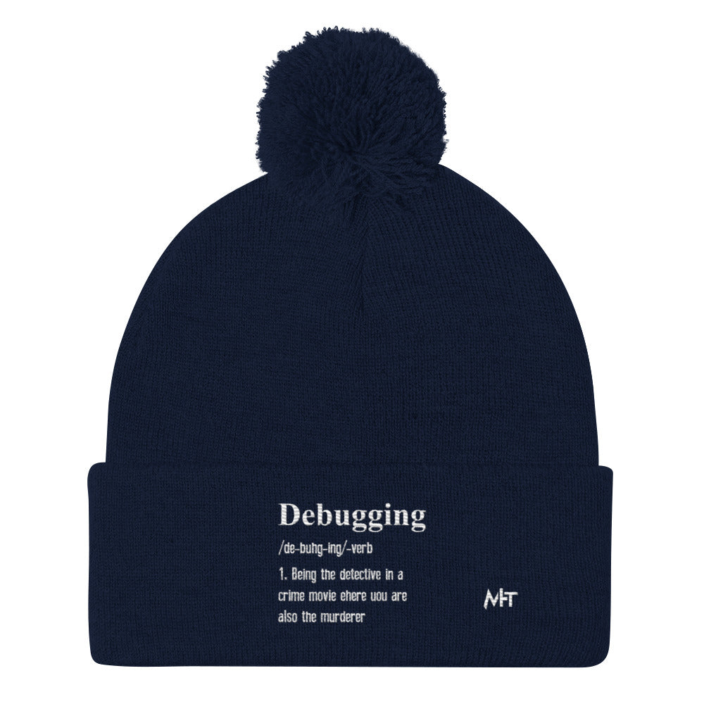 Debugging Definition V1 - Pom-Pom Beanie by DarkByteGear