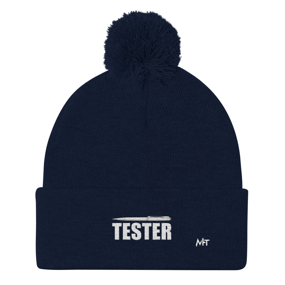 Pentester V2 - Pom-Pom Beanie by DarkByteGear