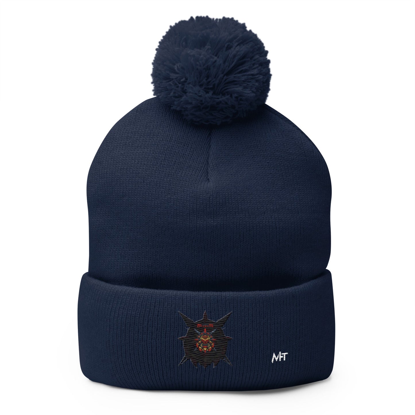 Cyberware Ronin Mecha - Pom-Pom Beanie by DarkByteGear