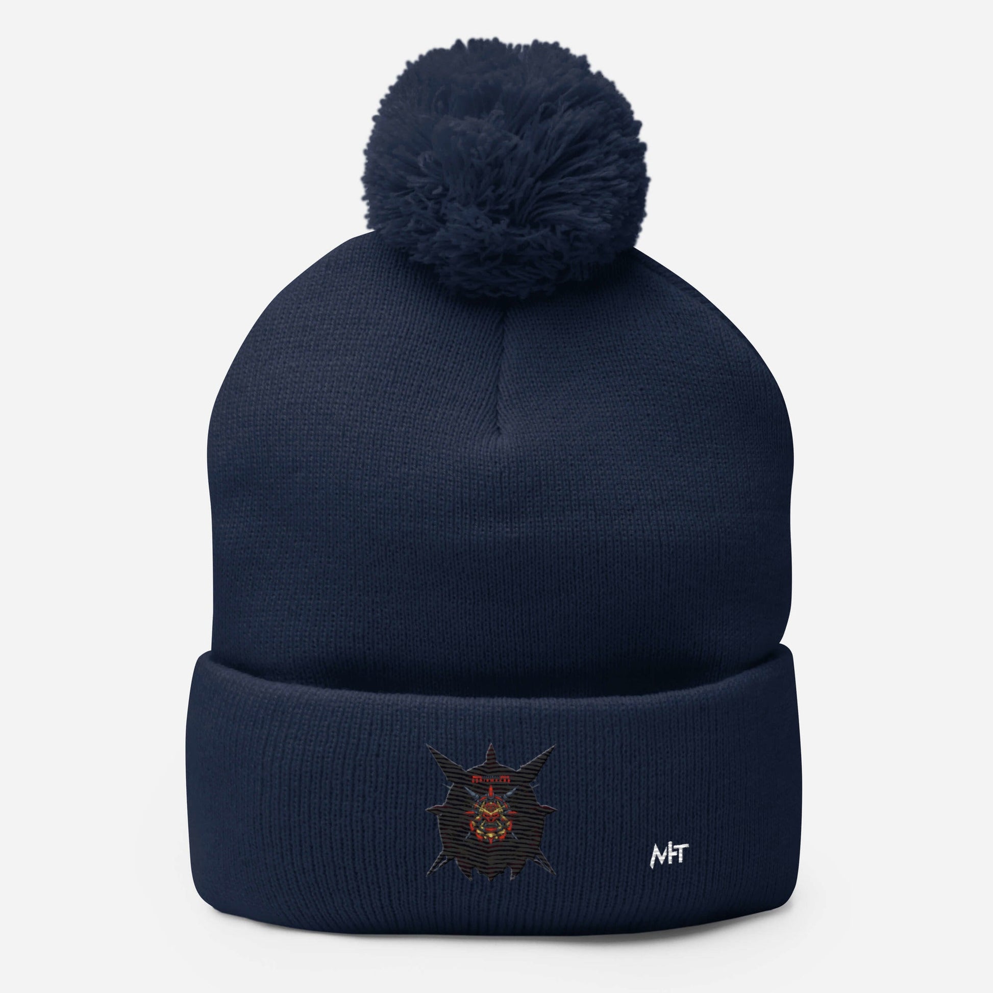 Cyberware Ronin Mecha - Pom-Pom Beanie by DarkByteGear