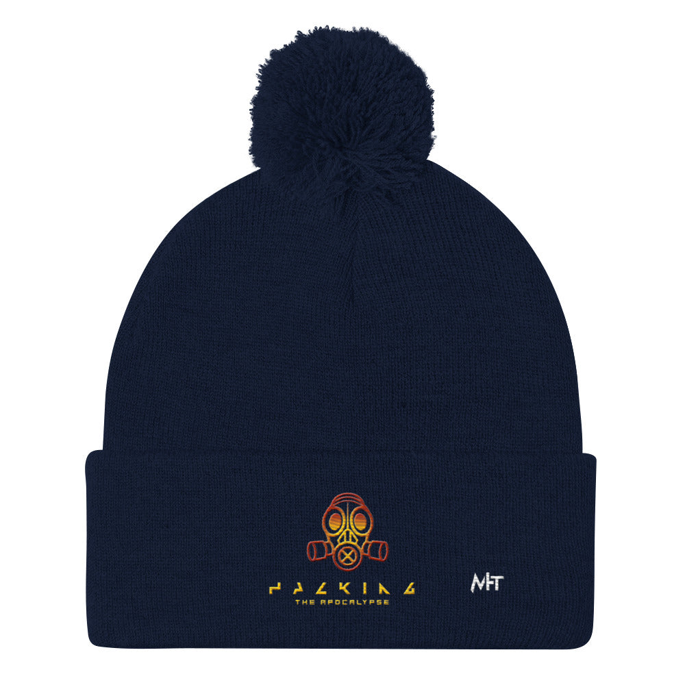 Hacking the apocalypse - Pom-Pom Beanie by DarkByteGear
