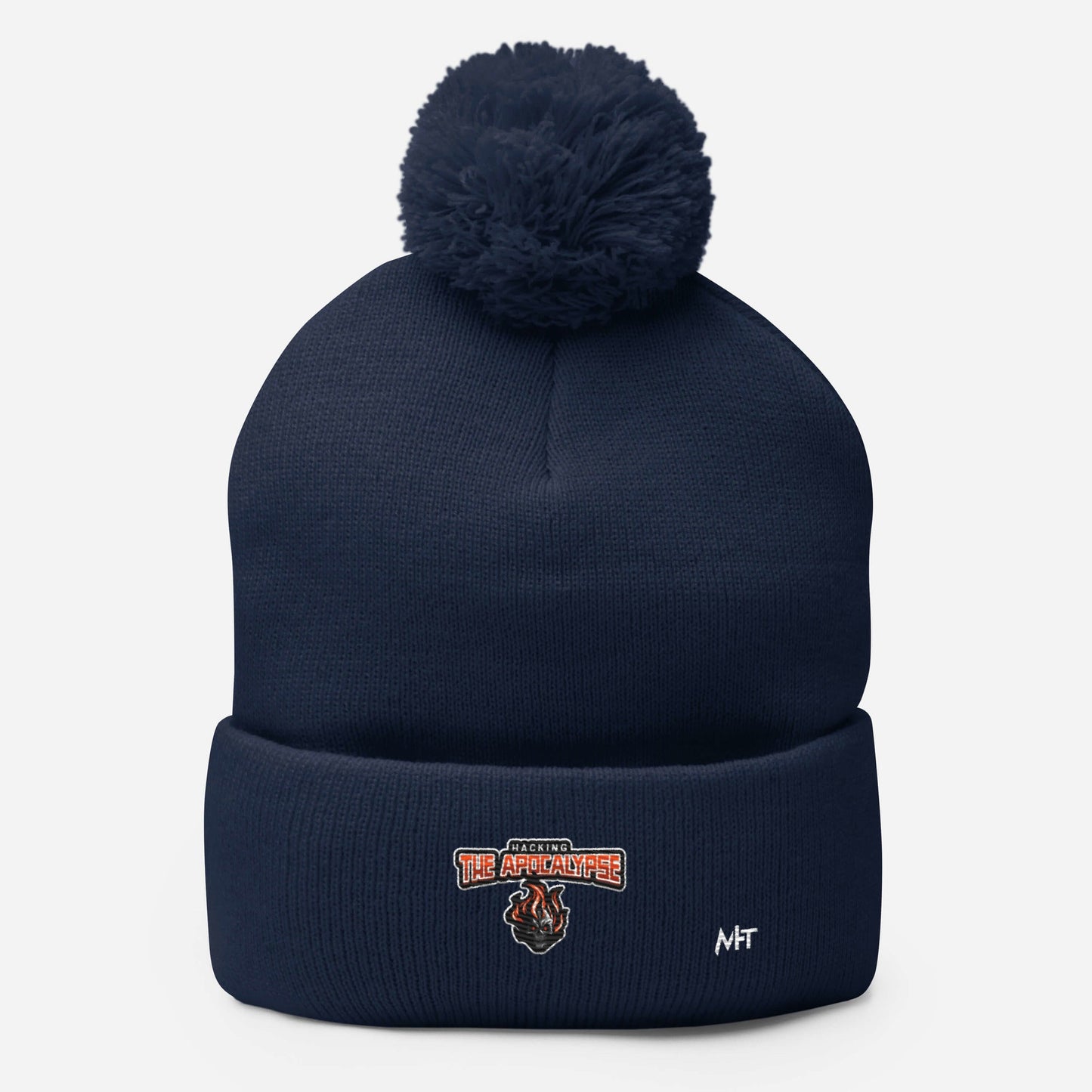 Hacking the Apocalypse V1 - Pom-Pom Beanie by DarkByteGear