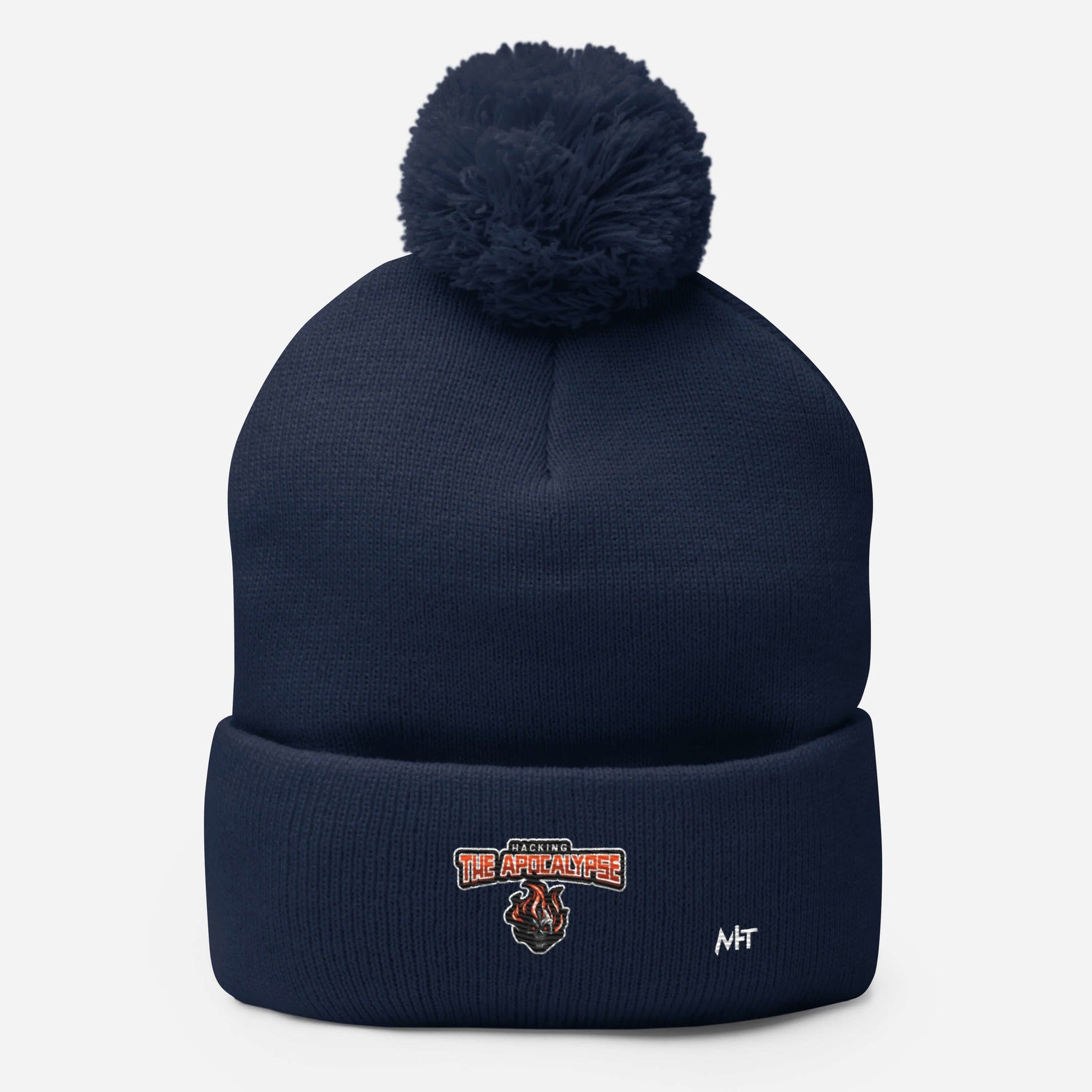 Hacking the Apocalypse V1 - Pom-Pom Beanie by DarkByteGear