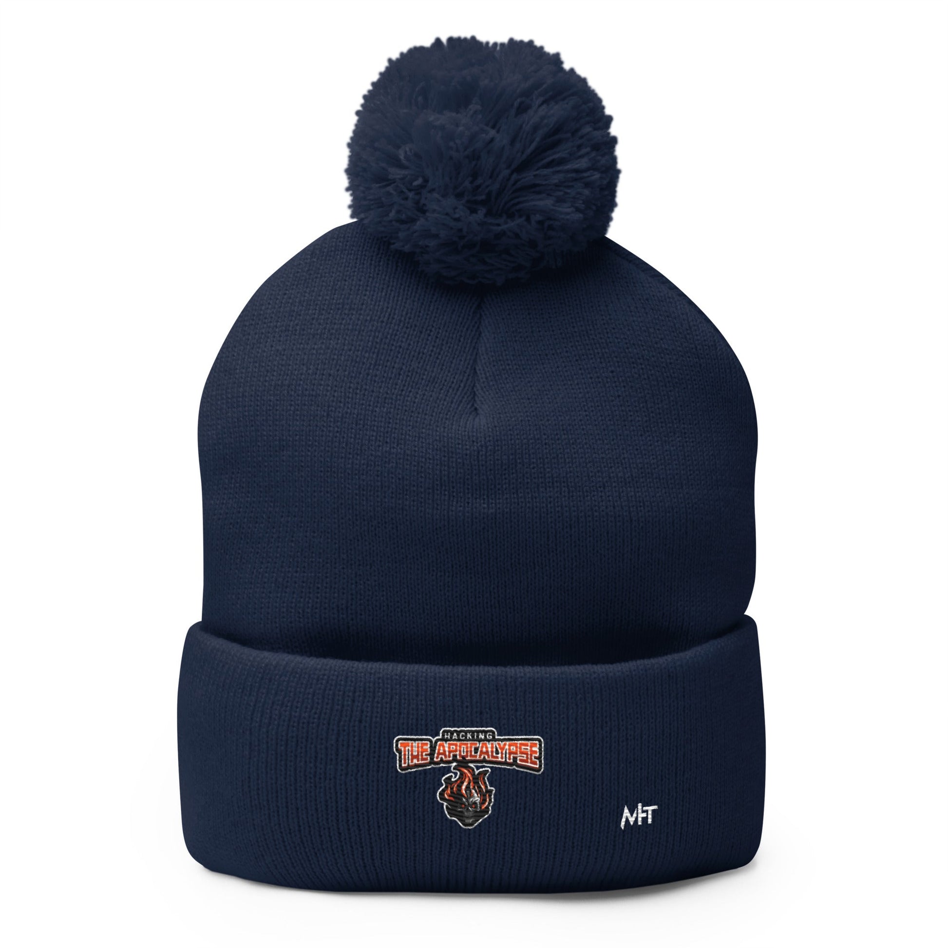 Hacking the Apocalypse V1 - Pom-Pom Beanie by DarkByteGear