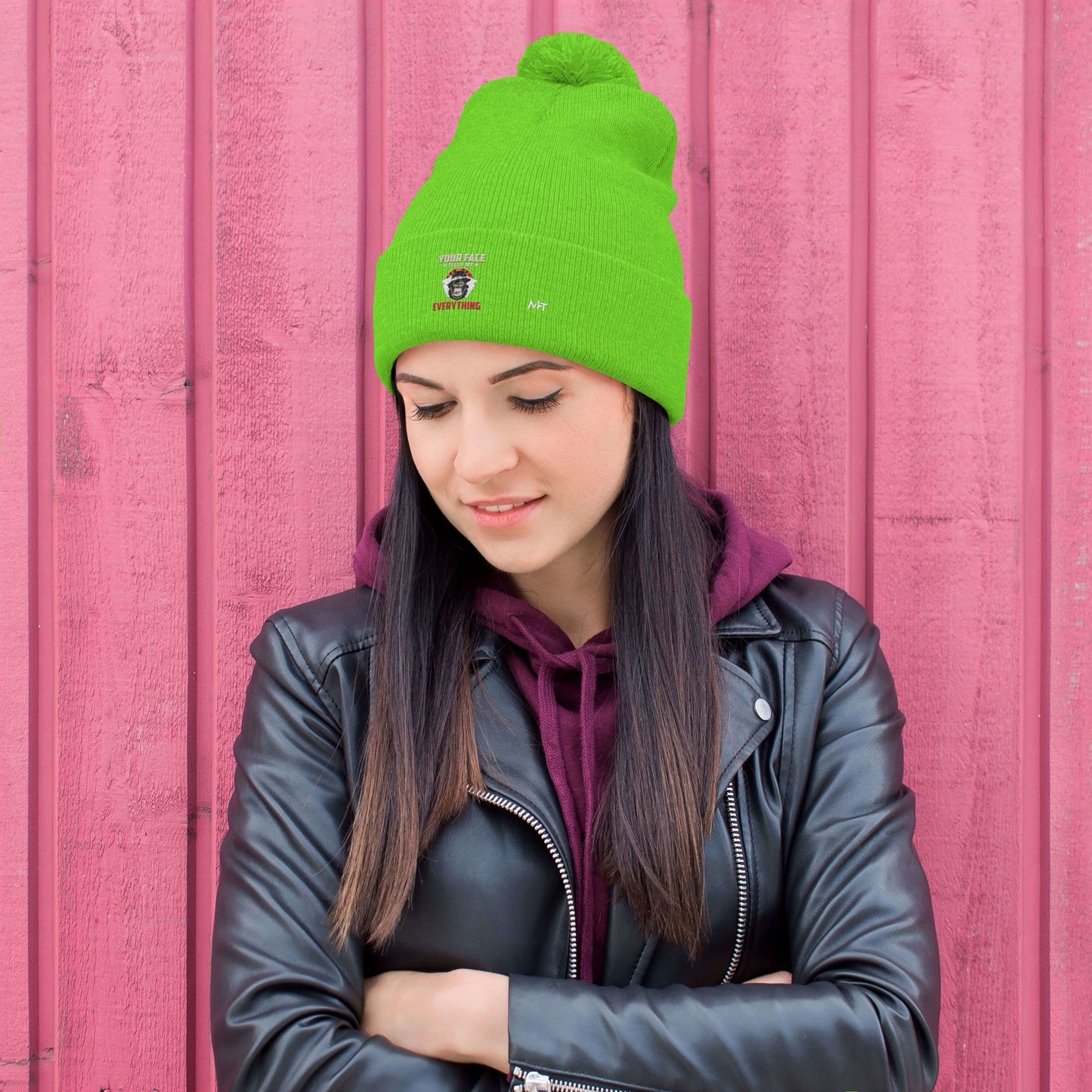 Your Face Tells me Everything - Pom-Pom Beanie by DarkByteGear
