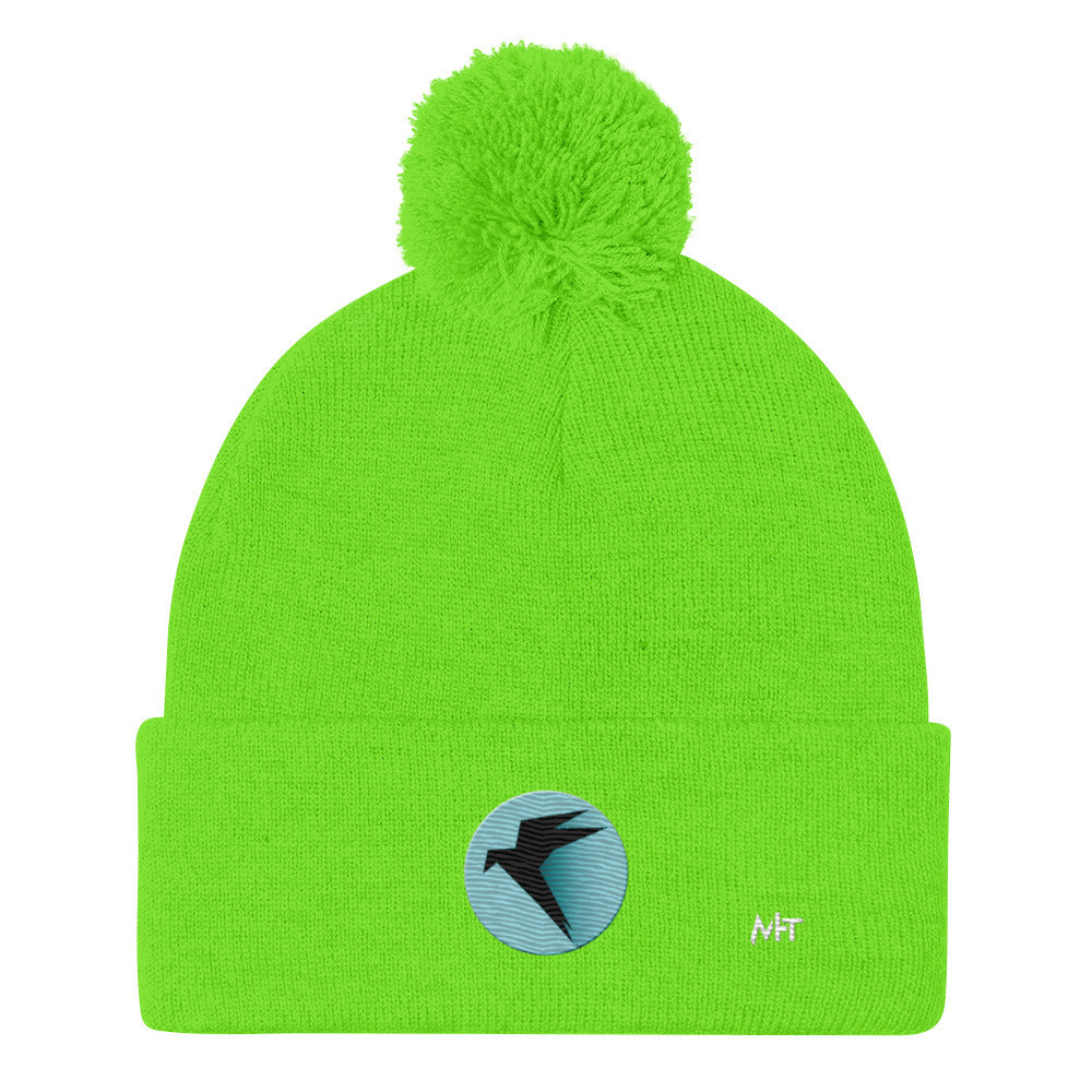 Parrot OS - The operating system for Hackers - Pom-Pom Beanie by DarkByteGear