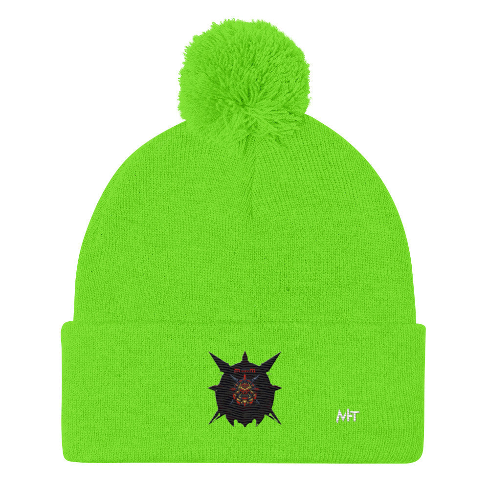Cyberware Ronin Mecha - Pom-Pom Beanie by DarkByteGear