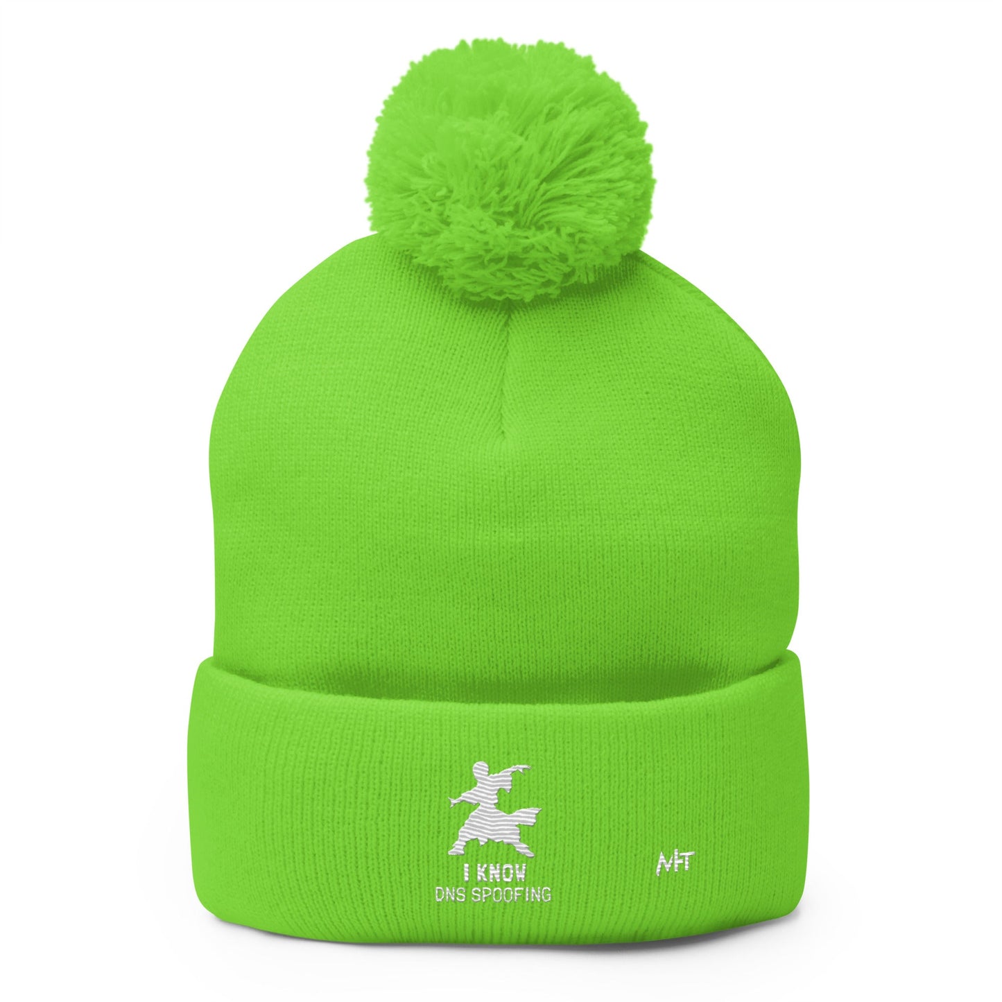 I Know DNS Spoofing - Pom-Pom Beanie by DarkByteGear