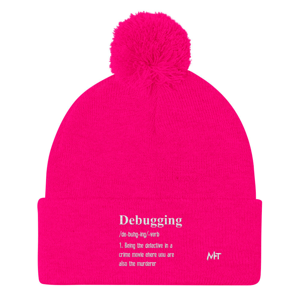 Debugging Definition V1 - Pom-Pom Beanie by DarkByteGear