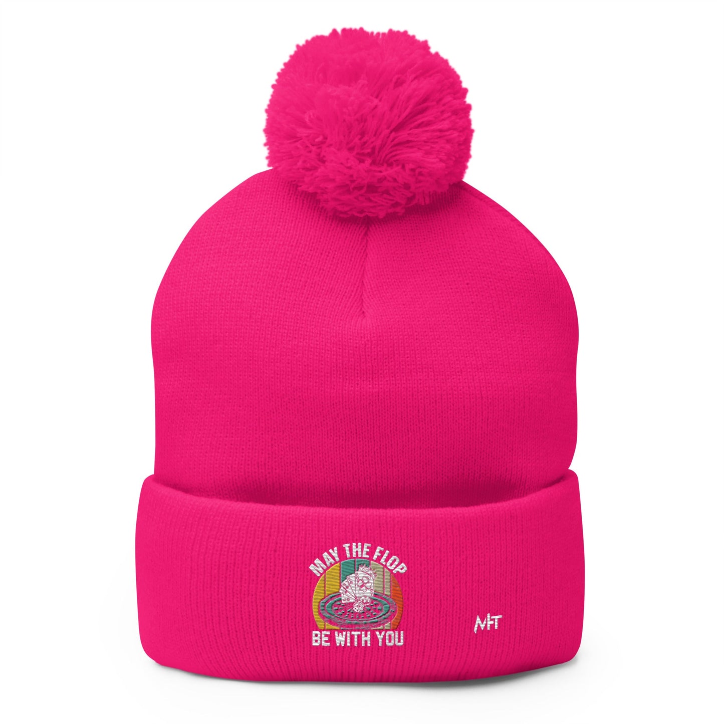 May the Flop be with you - Pom-Pom Beanie by DarkByteGear