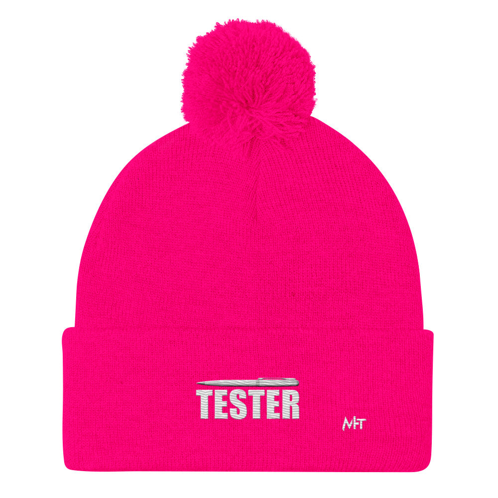Pentester V2 - Pom-Pom Beanie by DarkByteGear