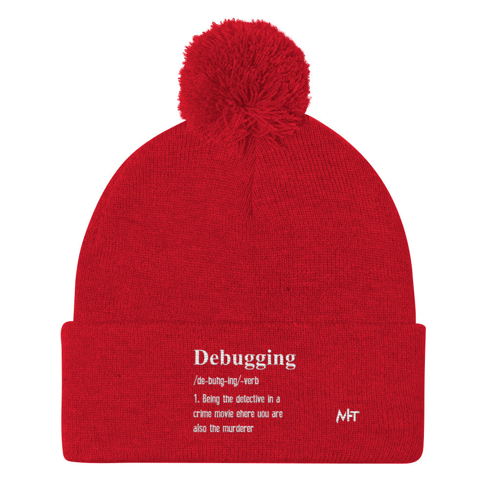 Debugging Definition V1 - Pom-Pom Beanie by DarkByteGear