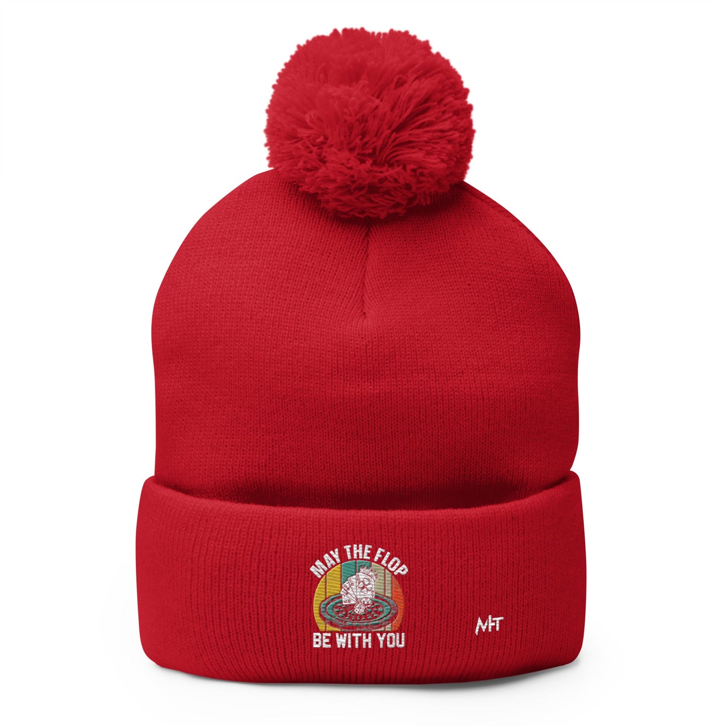 May the Flop be with you - Pom-Pom Beanie by DarkByteGear
