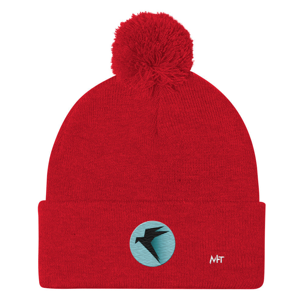 Parrot OS - The operating system for Hackers - Pom-Pom Beanie by DarkByteGear