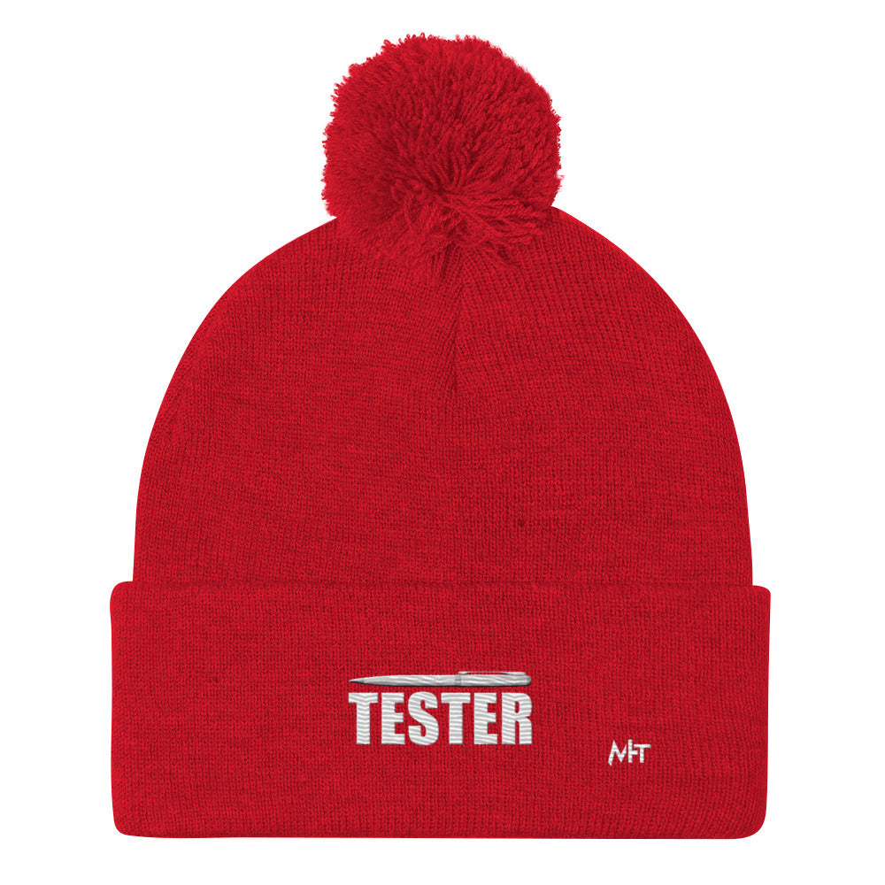 Pentester V2 - Pom-Pom Beanie by DarkByteGear