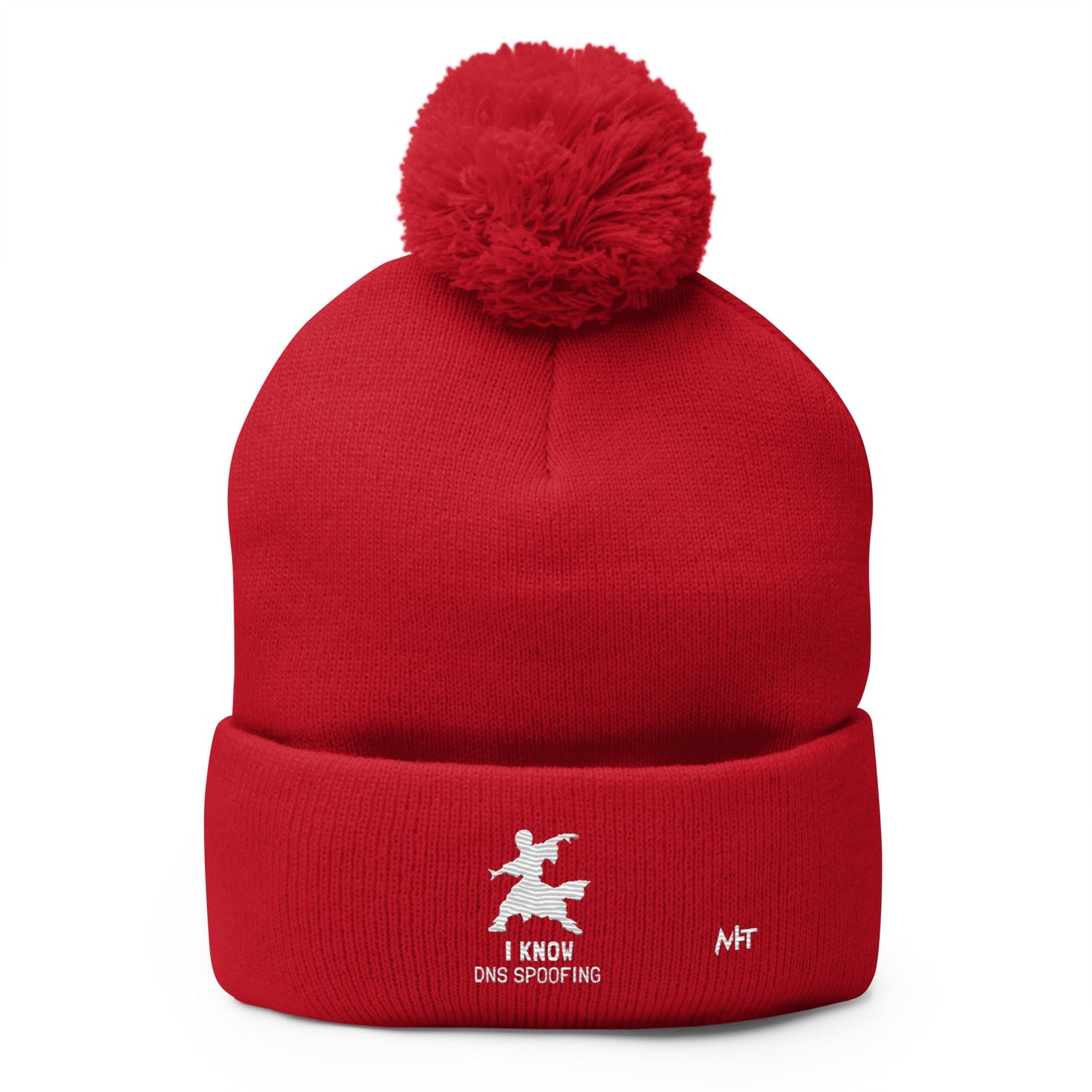 I Know DNS Spoofing - Pom-Pom Beanie by DarkByteGear