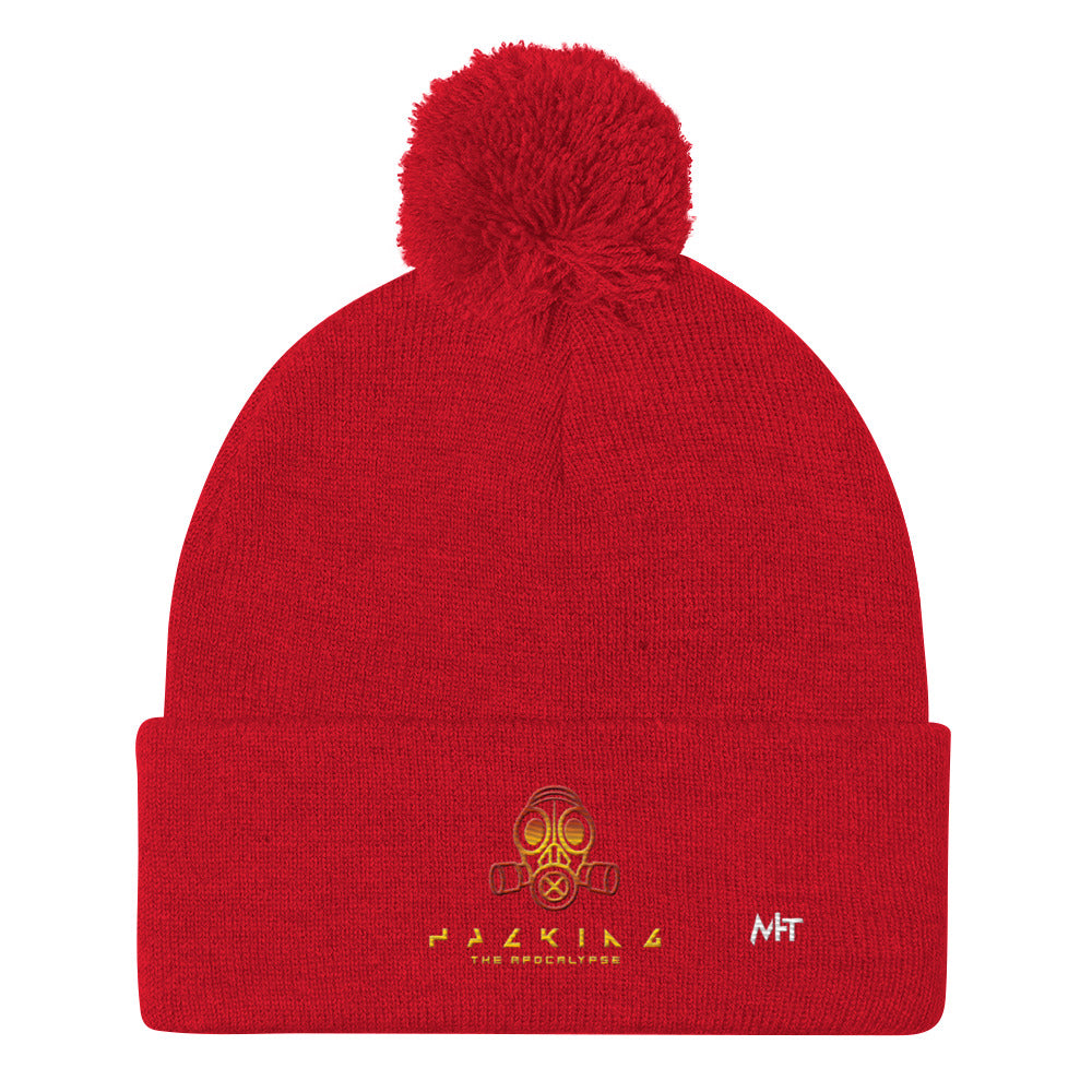 Hacking the apocalypse - Pom-Pom Beanie by DarkByteGear