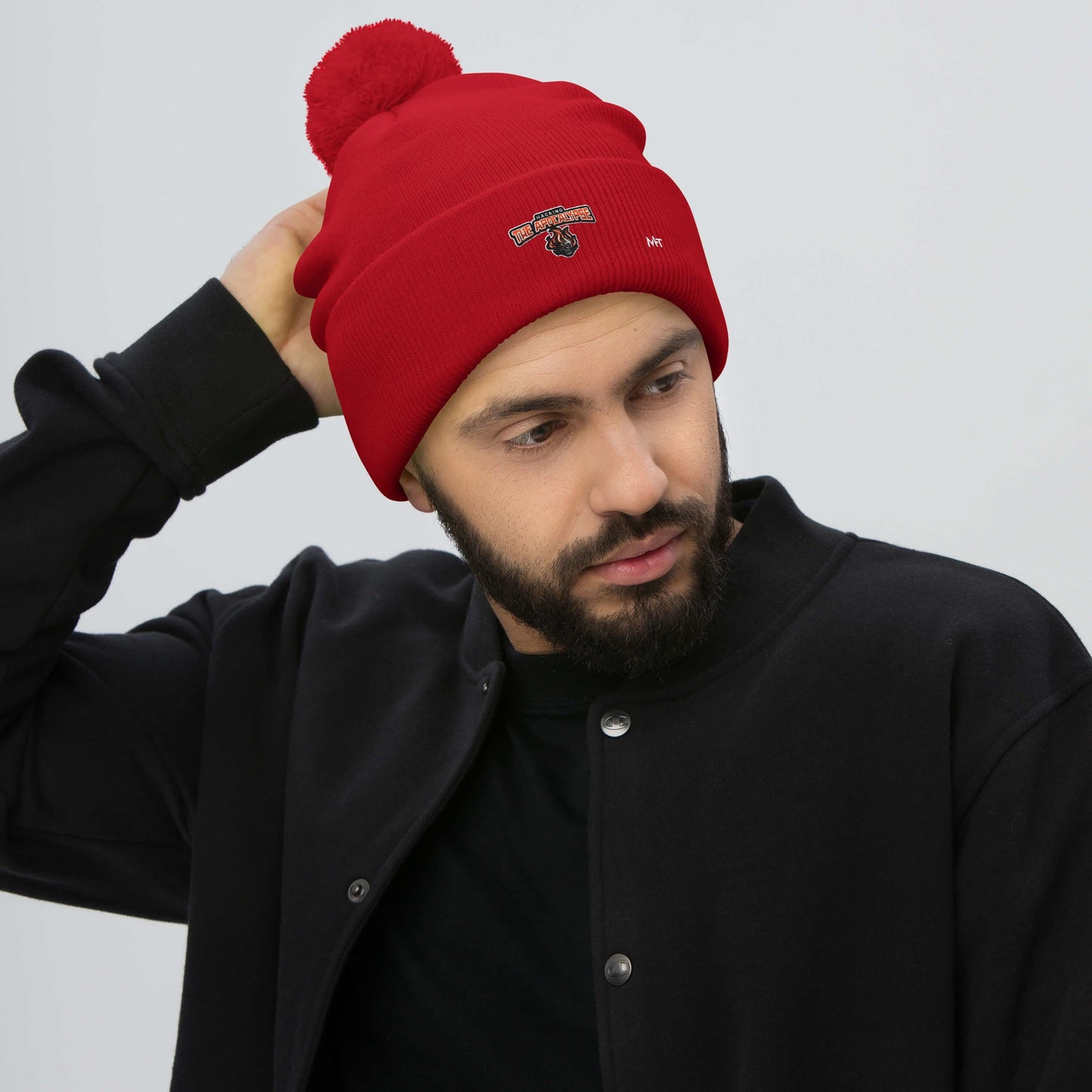 Hacking the Apocalypse V1 - Pom-Pom Beanie by DarkByteGear