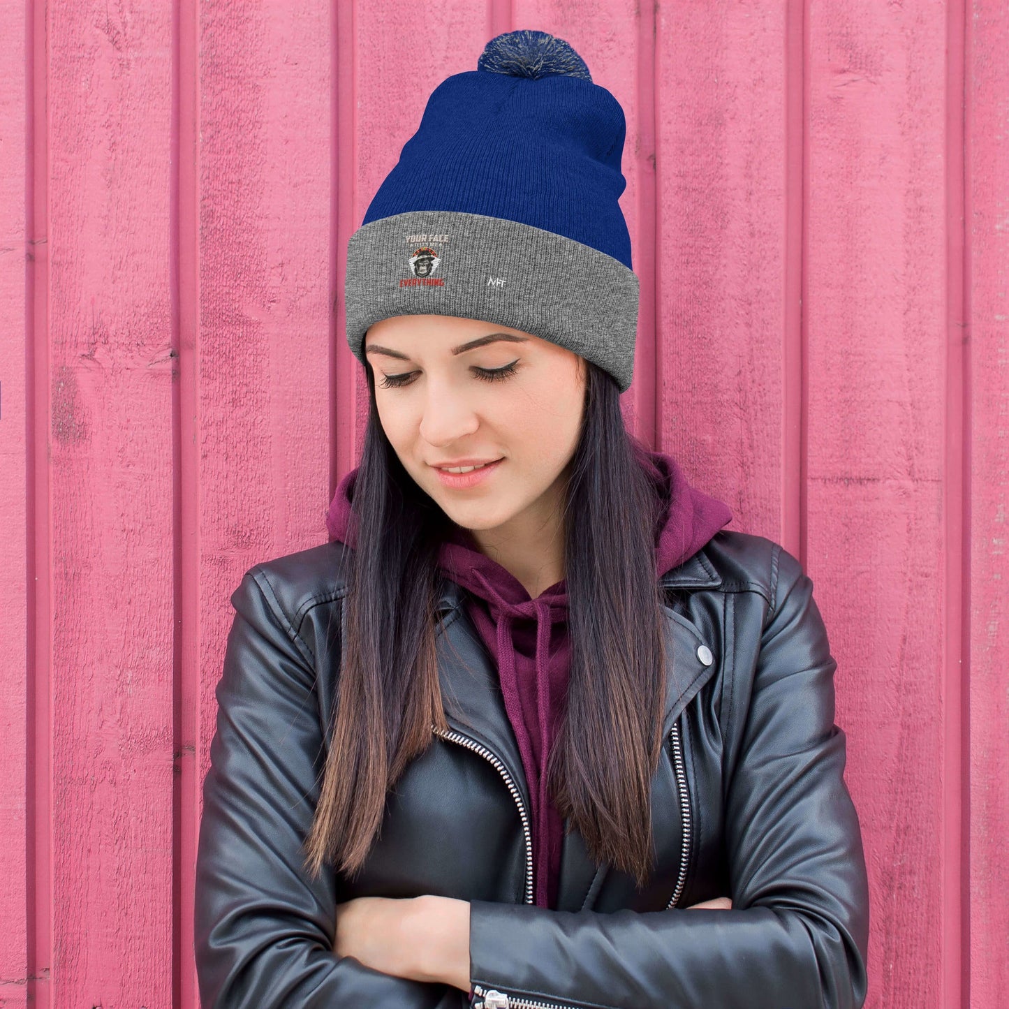 Your Face Tells me Everything - Pom-Pom Beanie by DarkByteGear