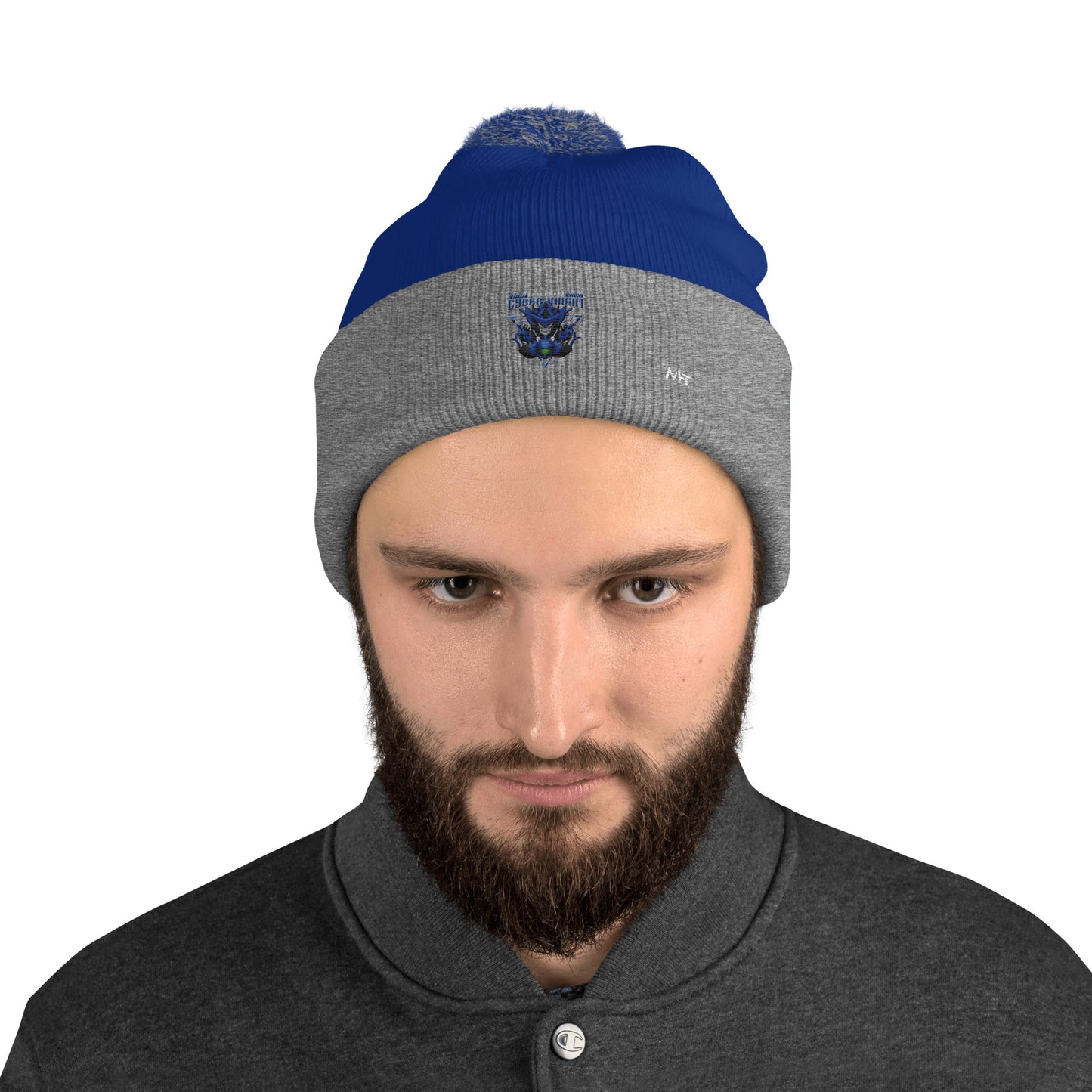 CyberWare Cyber knight - Pom-Pom Beanie by DarkByteGear