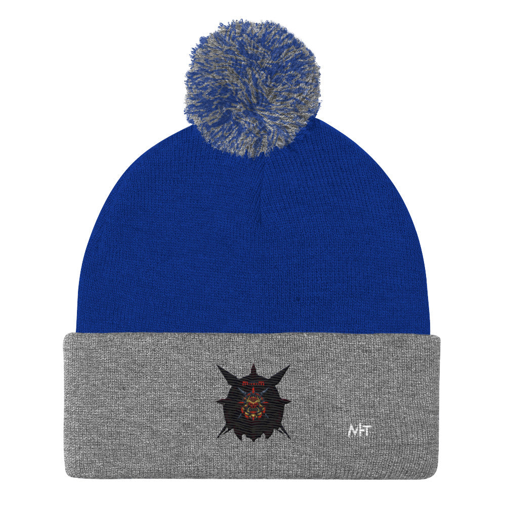 Cyberware Ronin Mecha - Pom-Pom Beanie by DarkByteGear