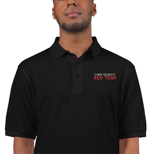 Cyber Security Red Team - Men's Premium Polo by DarkByteGear