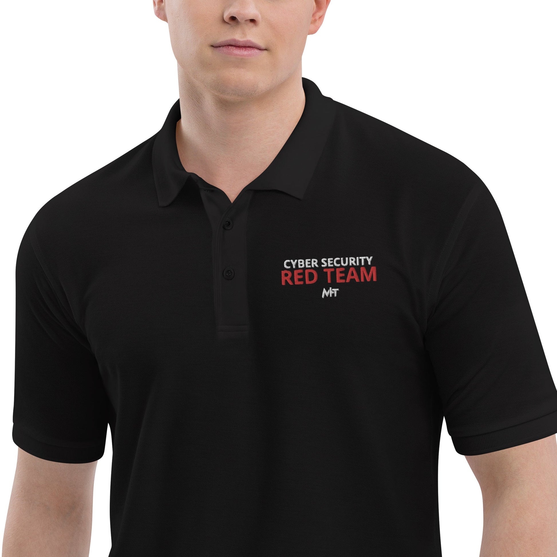 Cyber security Red Team - Men's Premium Polo by DarkByteGear