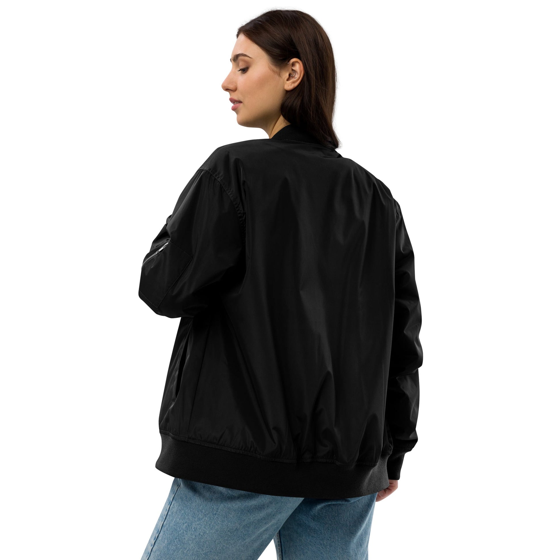 Athletes Empower Athletes - Premium recycled bomber jacket by DarkByteGear