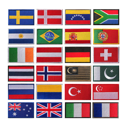 Country Flag Patches by DarkByteGear