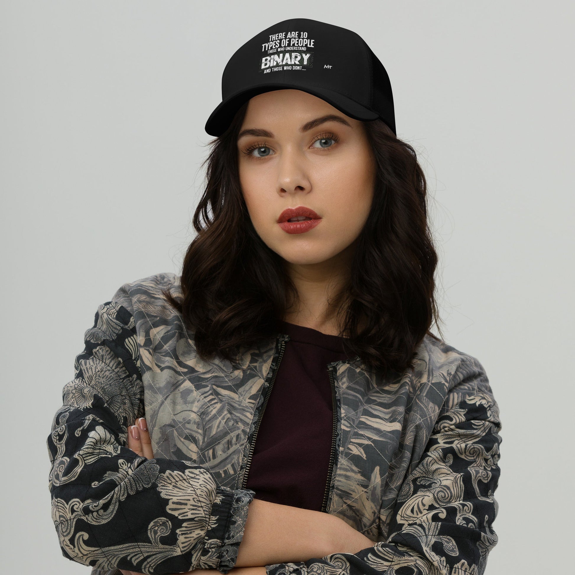 There are 10 types of people - Trucker Cap by DarkByteGear