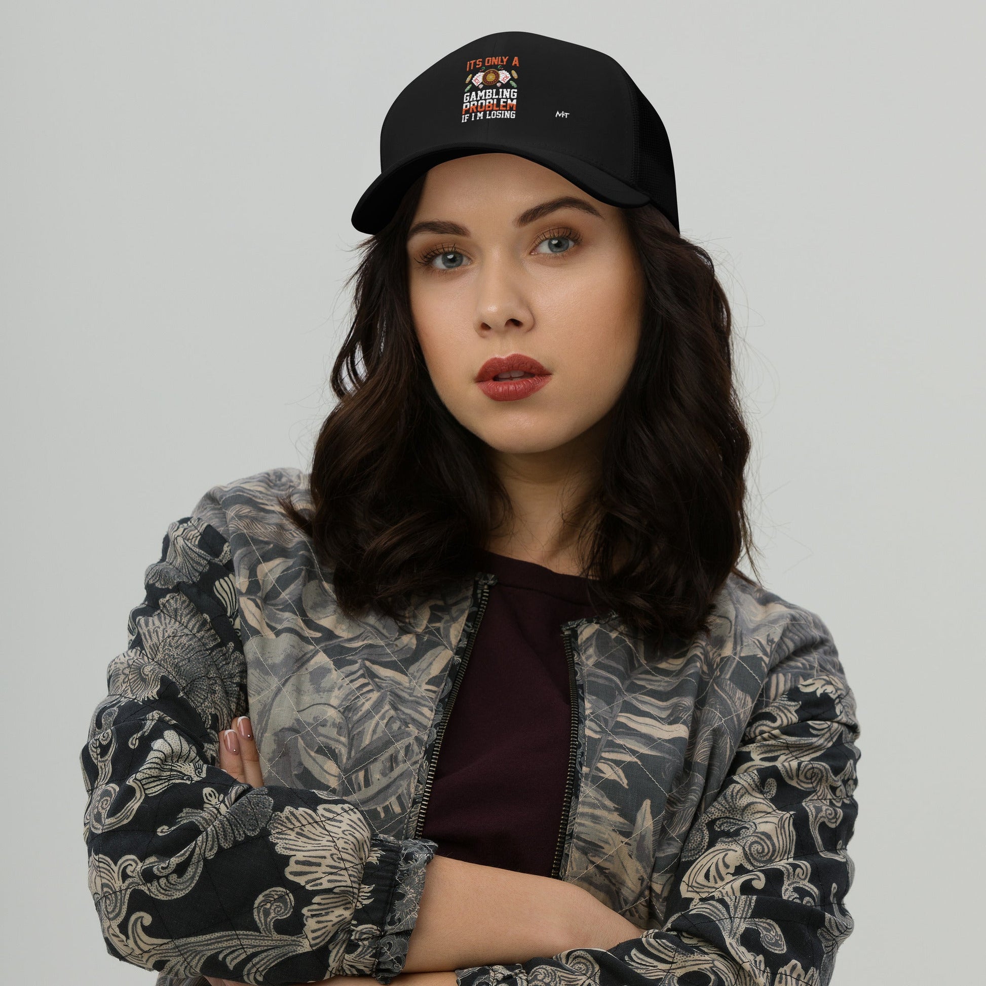 It's only a Gambling Problem, if I am losing - Trucker Cap by DarkByteGear
