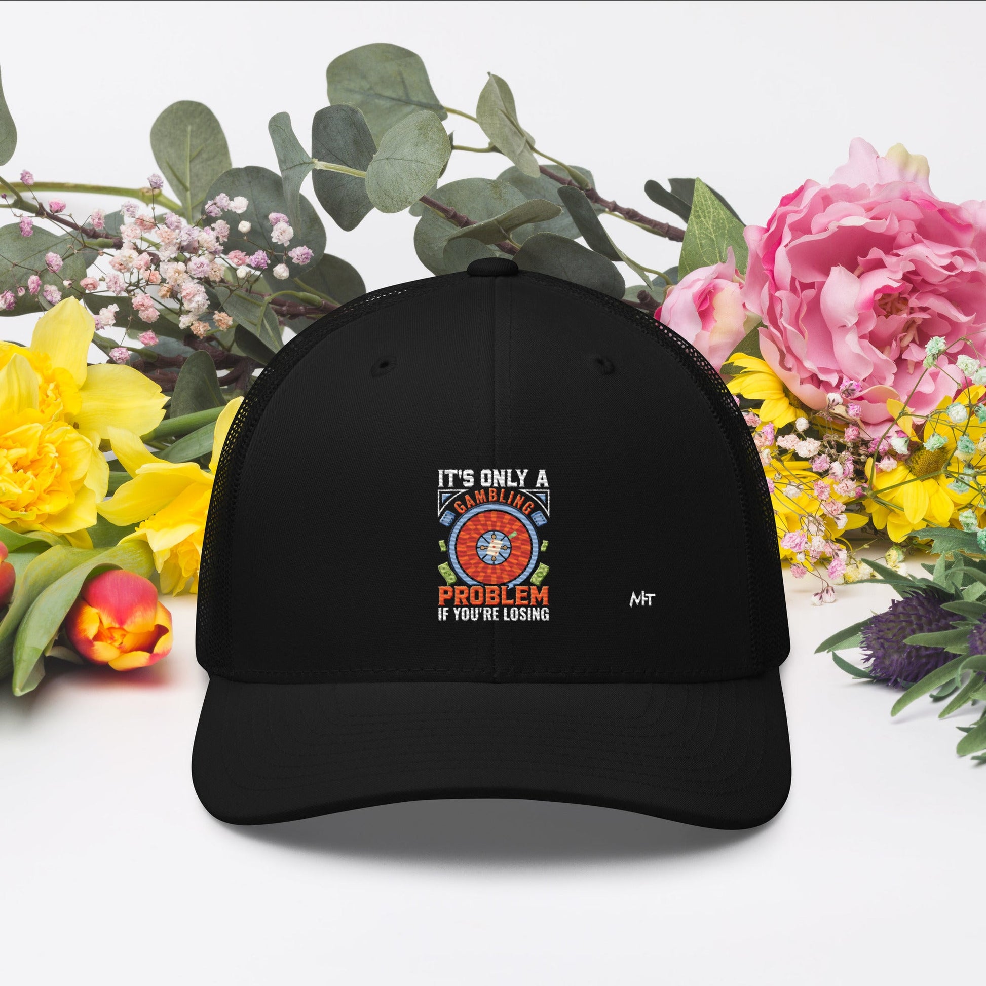 It's only a Gambling Problem, if I am losing V1 - Trucker Cap by DarkByteGear