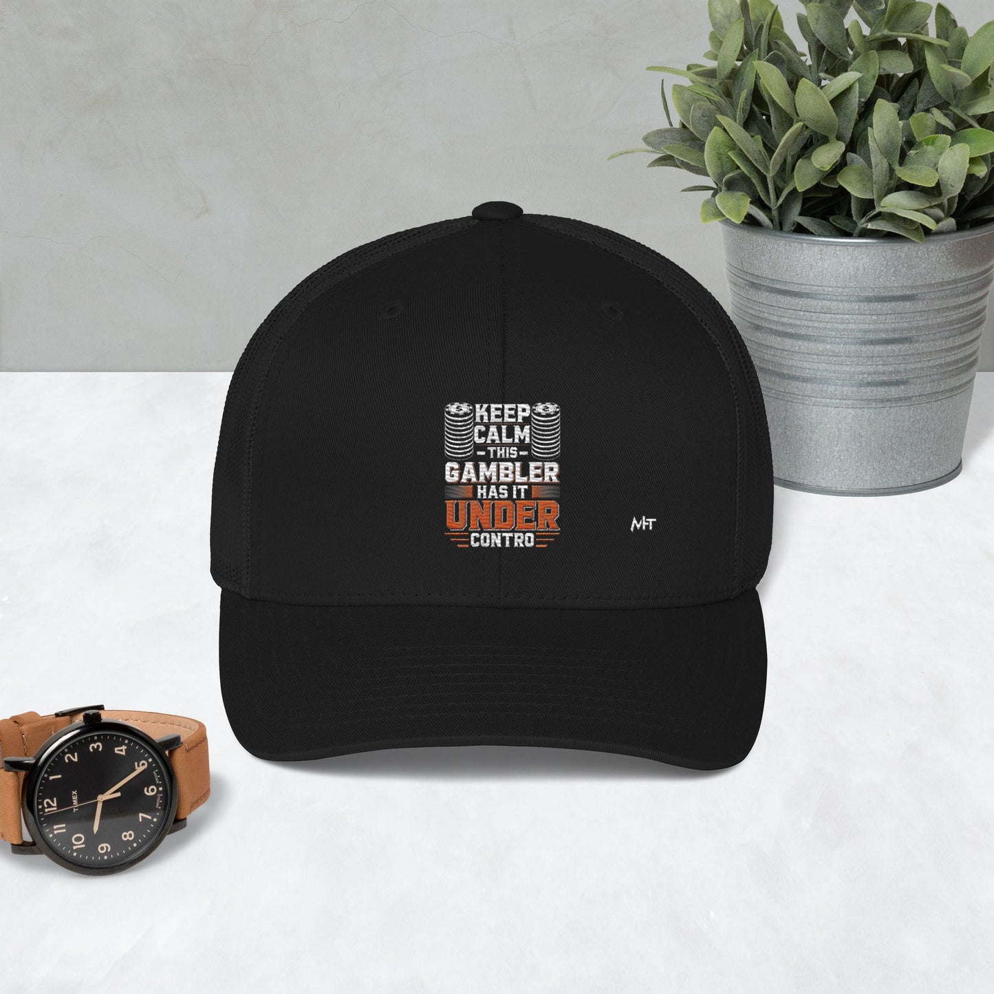 Keep Calm: This Gambler Has it under Control - Trucker Cap by DarkByteGear