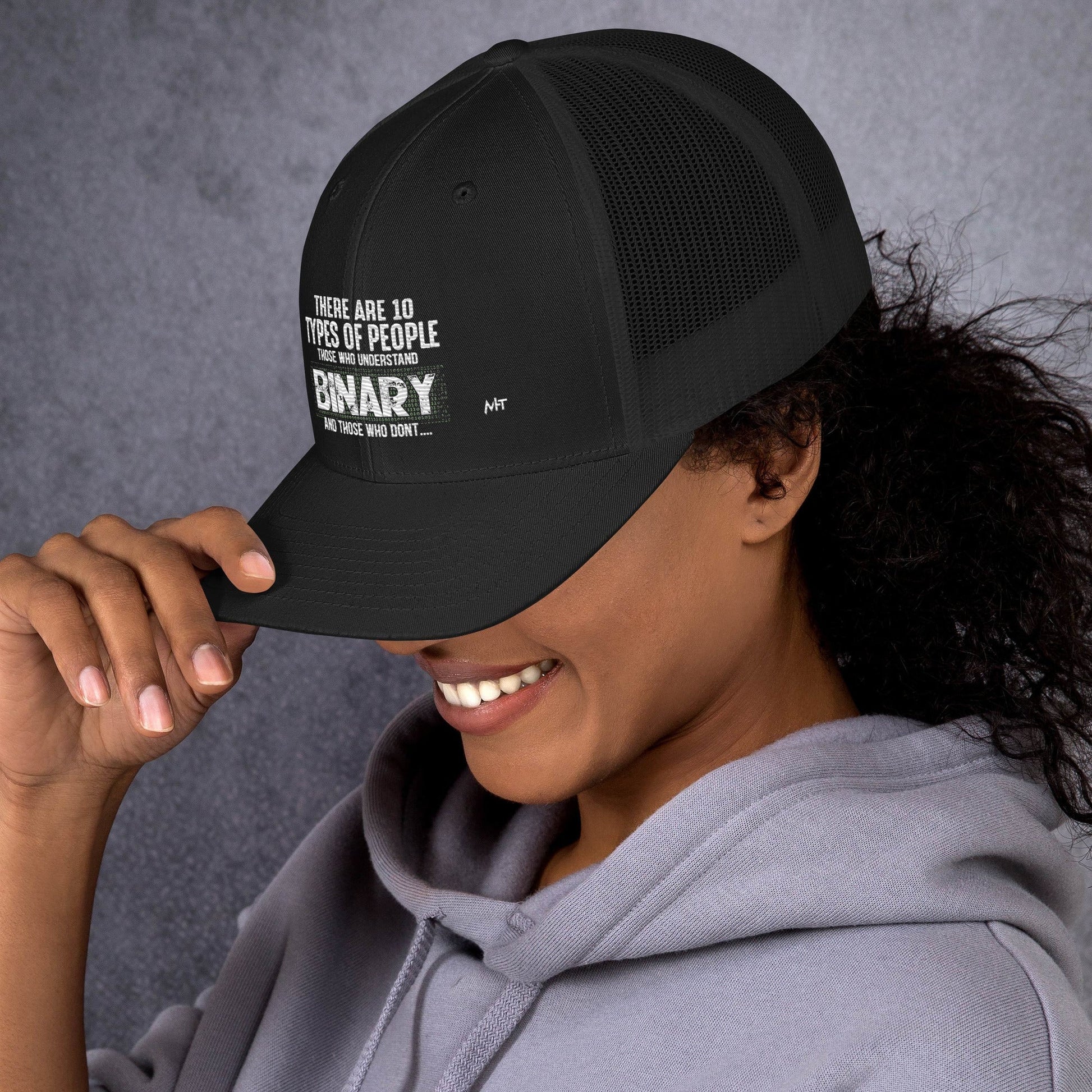 There are 10 types of people - Trucker Cap by DarkByteGear